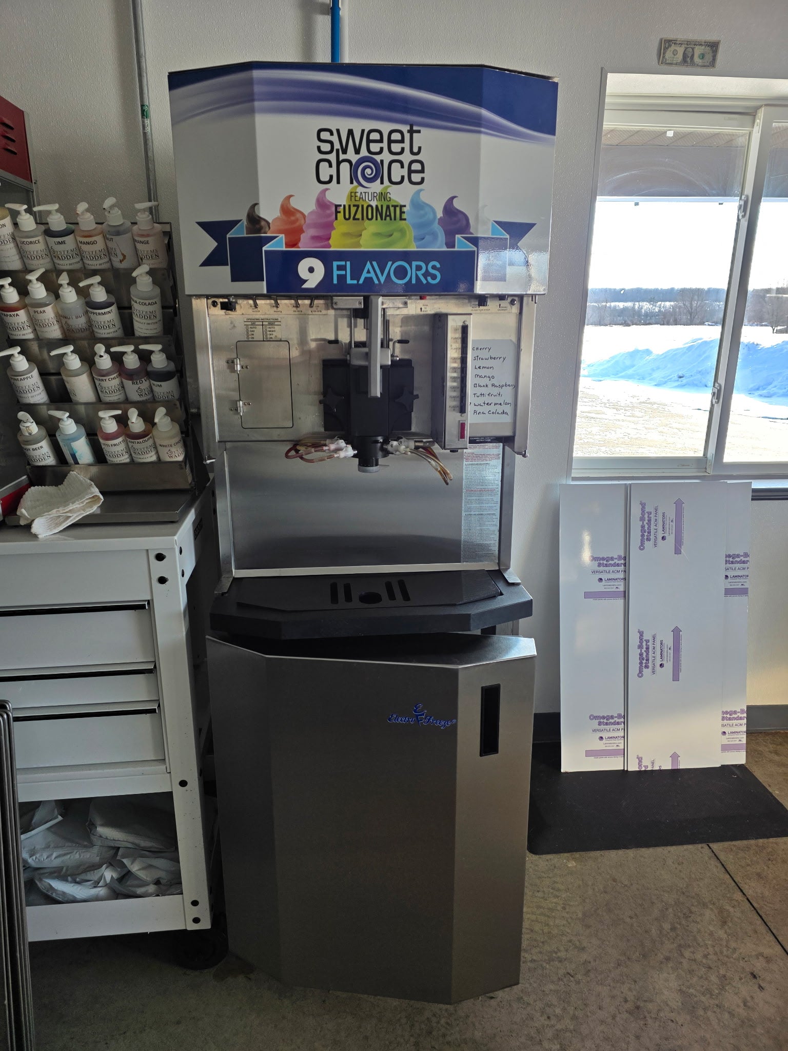 2021 Electrofreeze 44RMTFB 9 Flavor Fuzionate w warranty