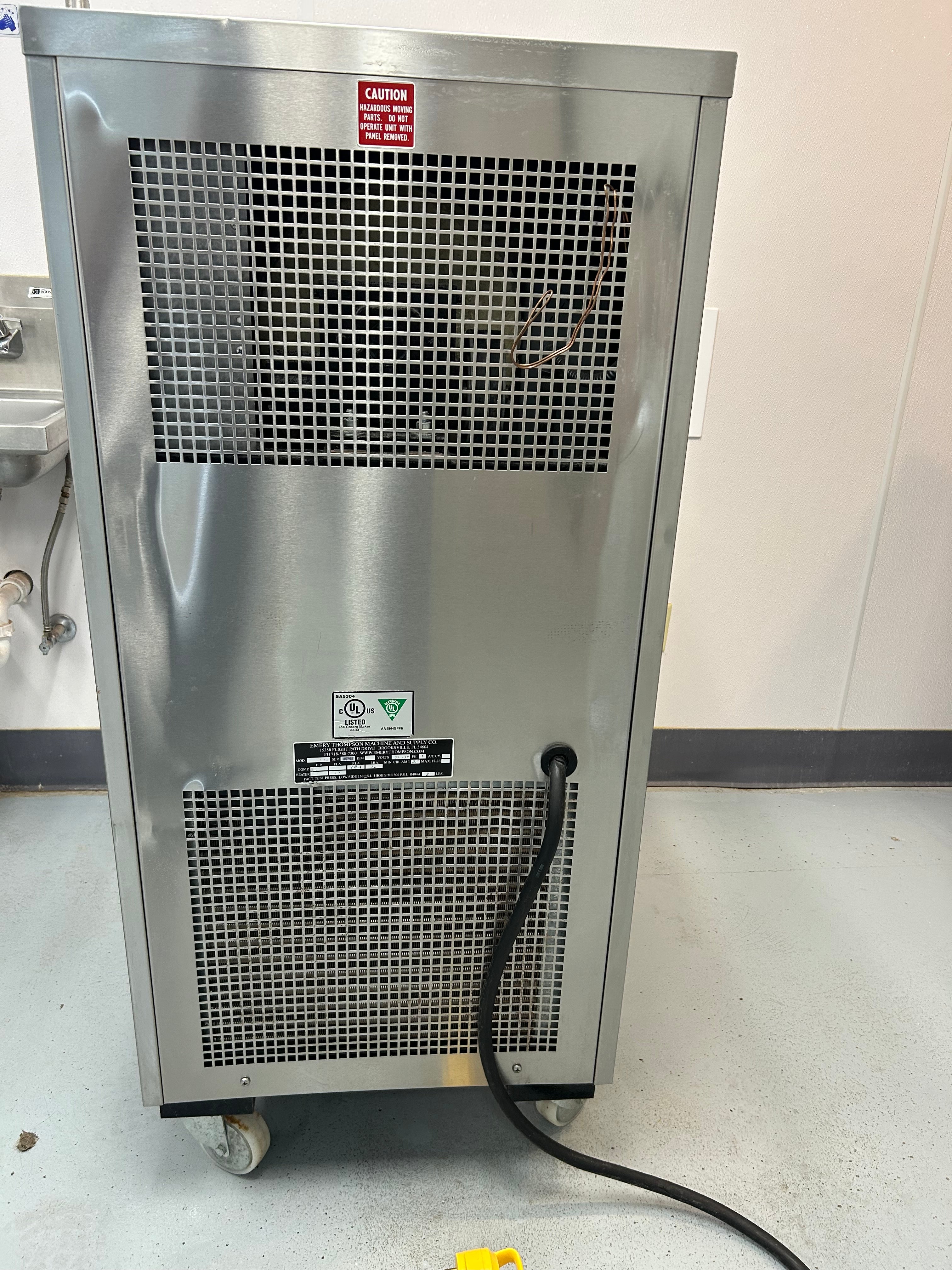 2013 Emery Thompson 24LA-IOC-1 Single Phase Air 24qt Batch Freezer