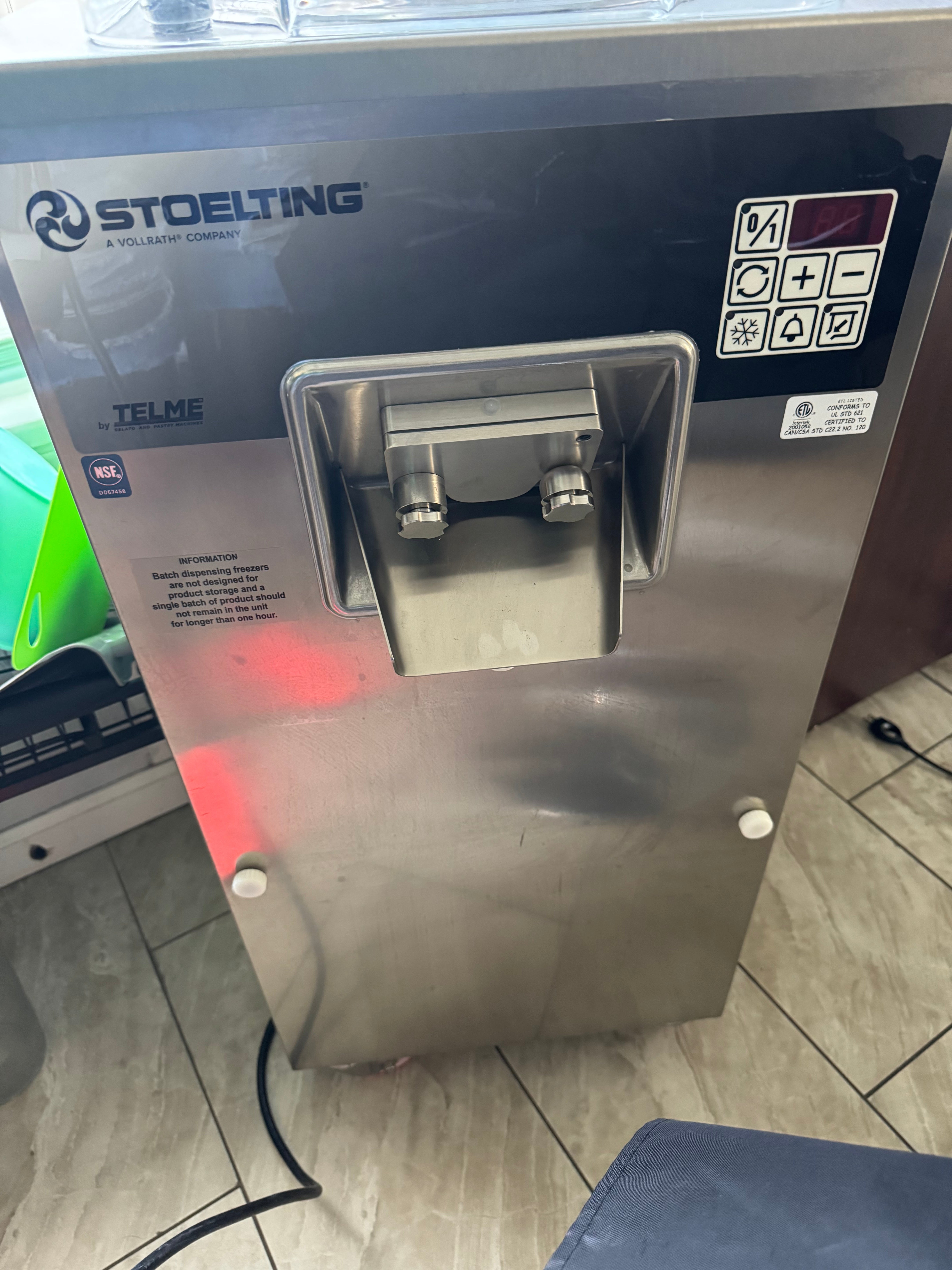2020 Stoelting VB25 3ph air batch freezer
