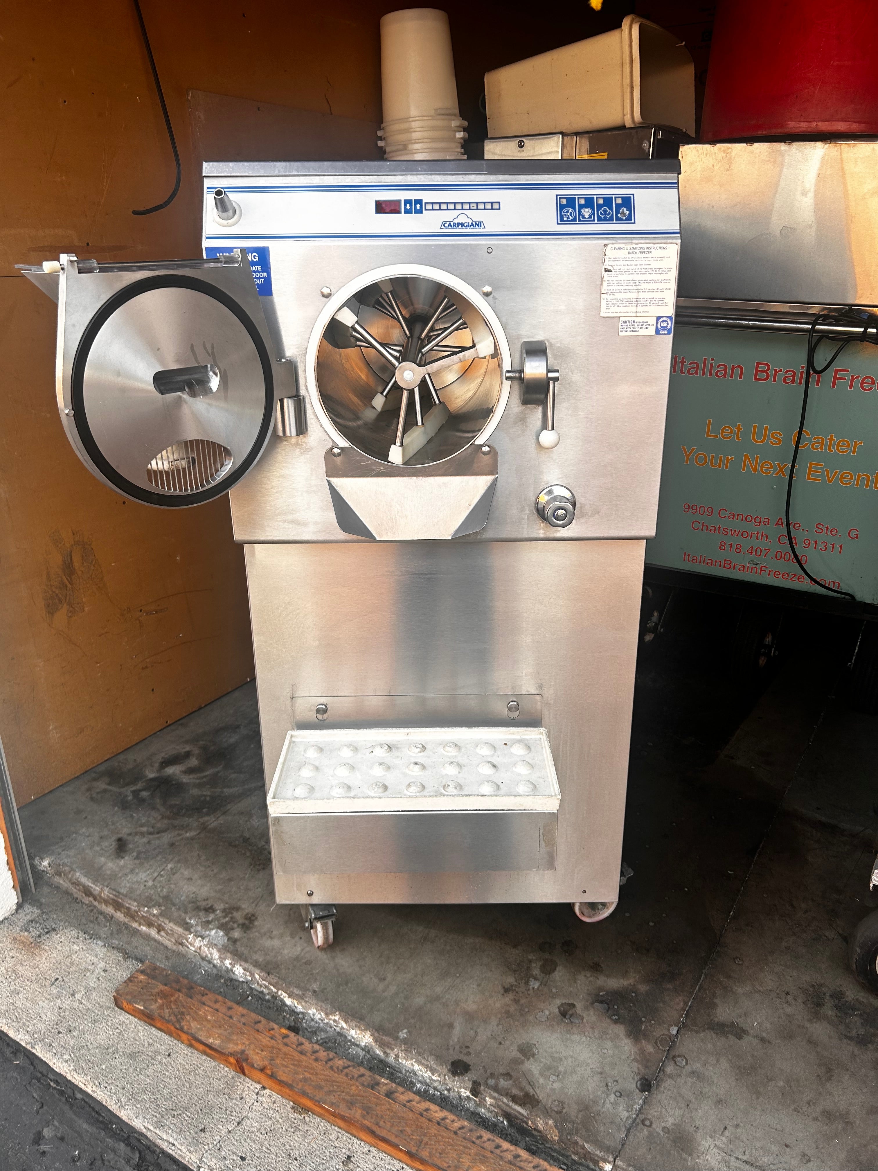 Used 37qt Carpgiani LB1002 Batch Freezer