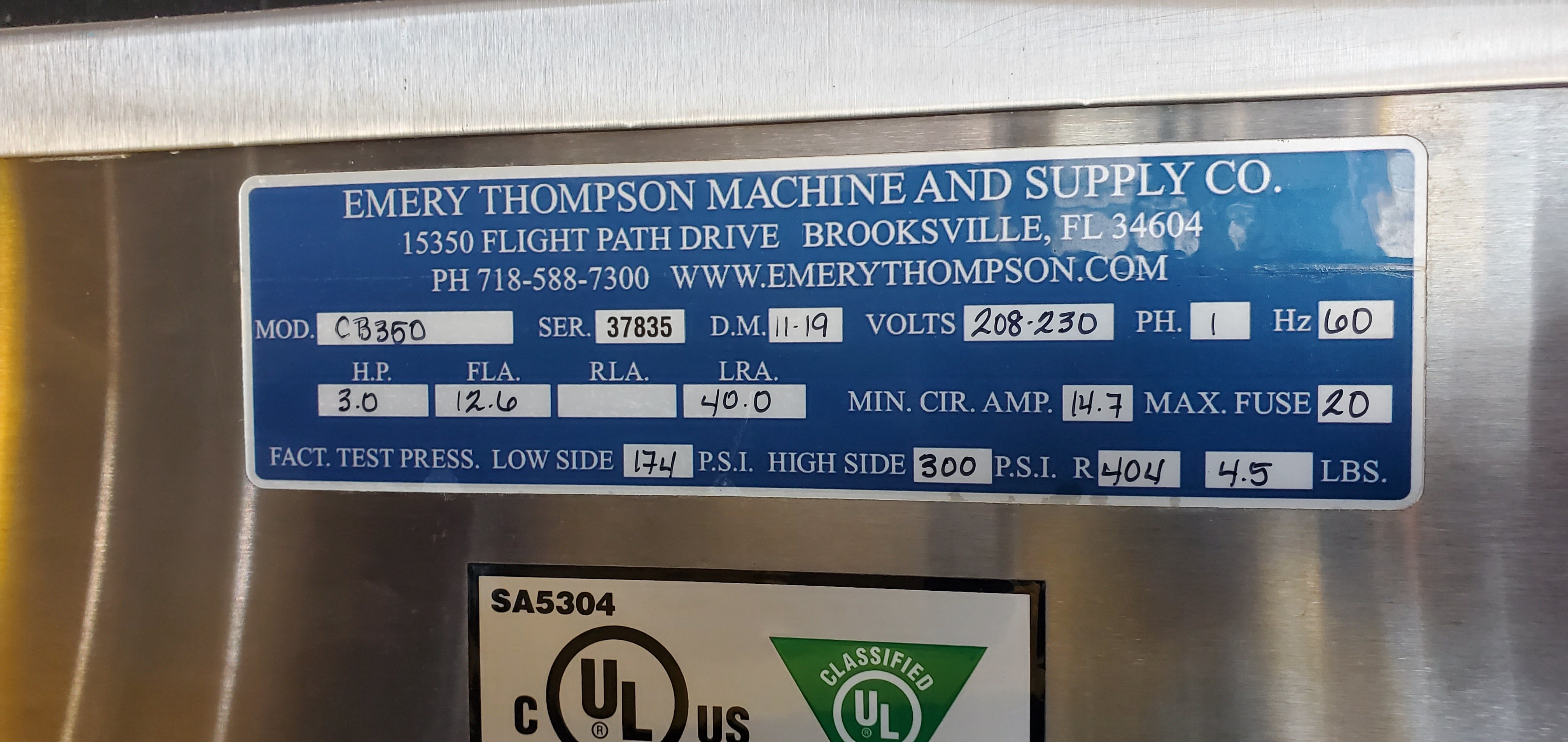 2019 Emery Thompson CB350