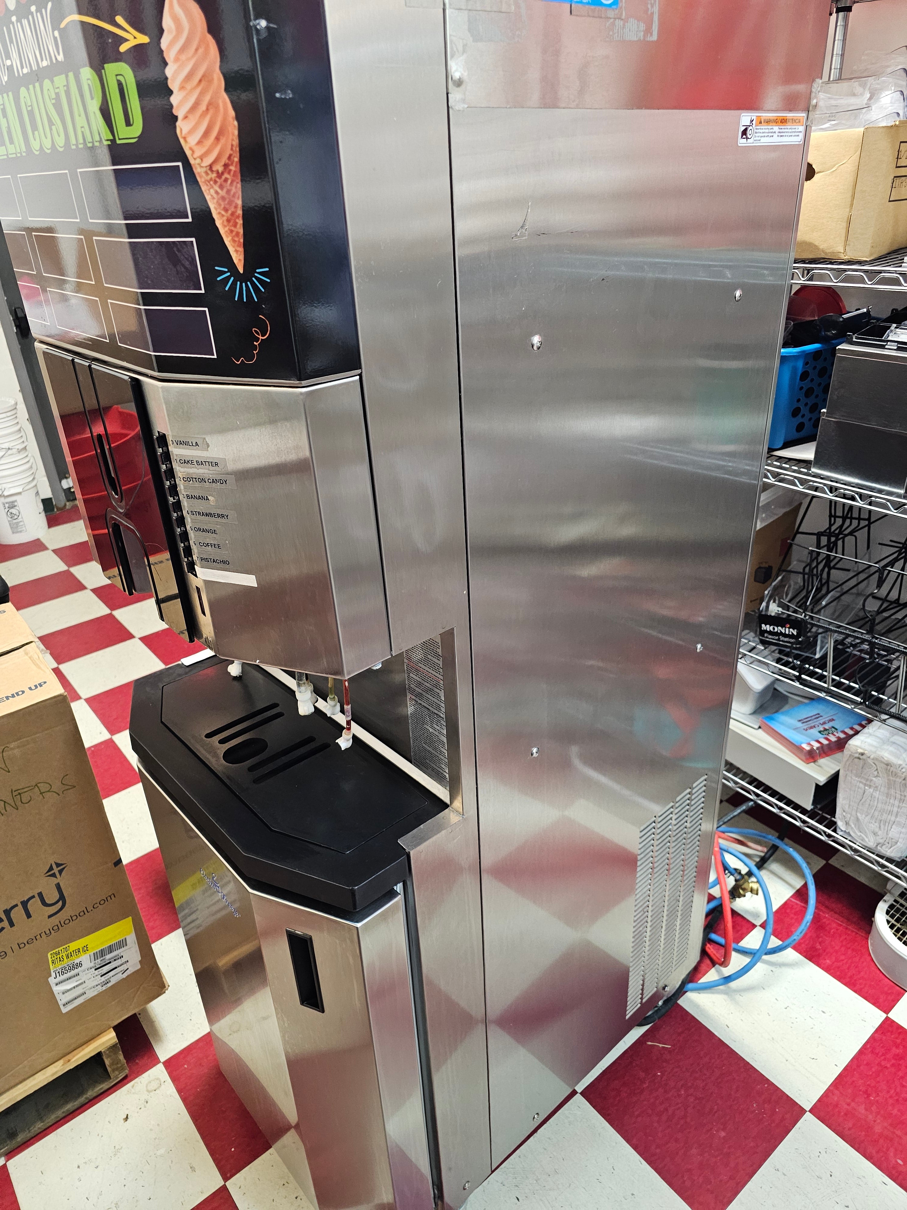 2017 Electro Freeze Flavor Fuzionate 9 Flavors 44RMTFB 1ph water pressurized (shipping is extra, check or wire payment only)