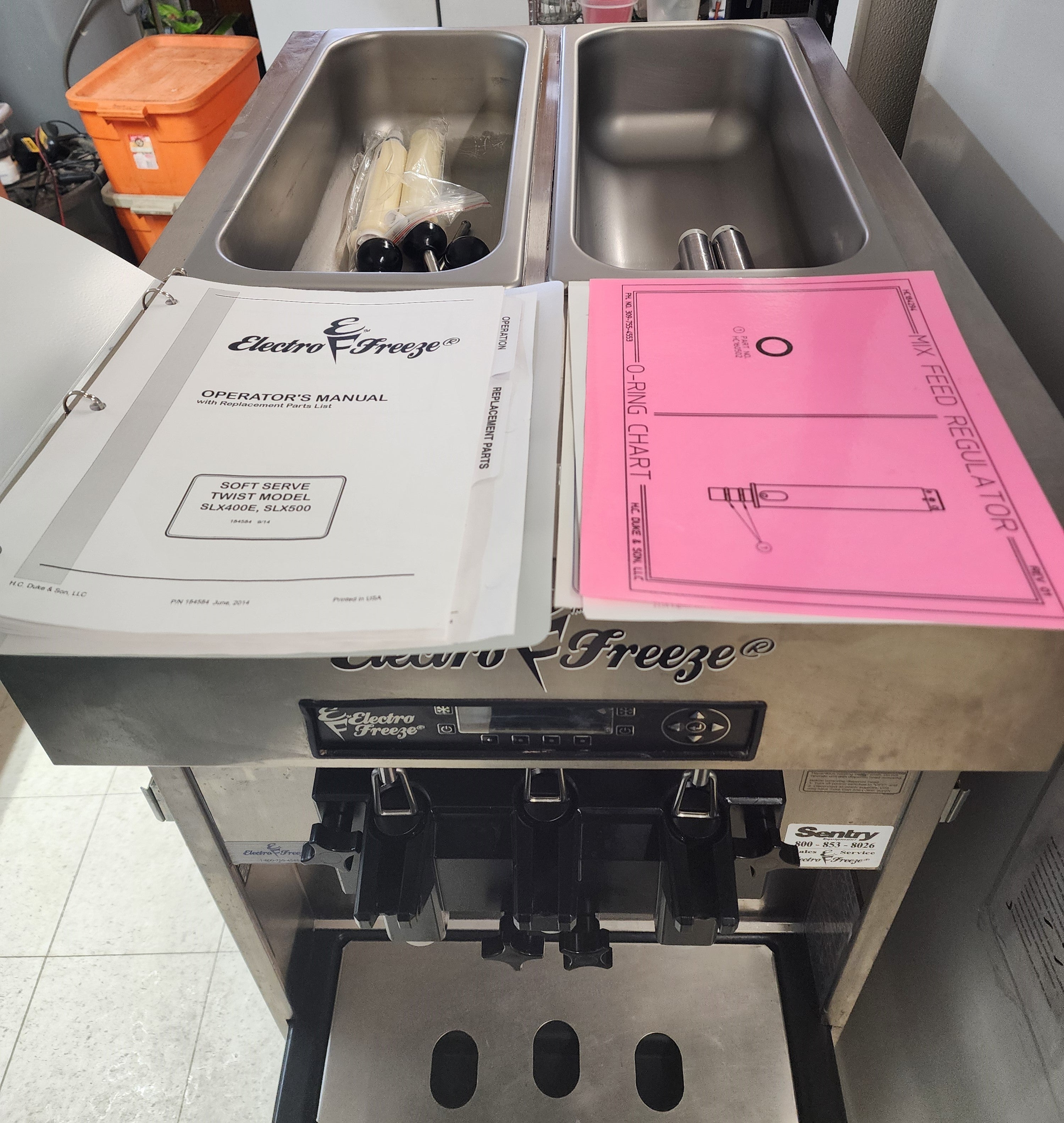 2020 SLX400E Electro Freeze 1ph air (shipping is extra, check or wire payment only)