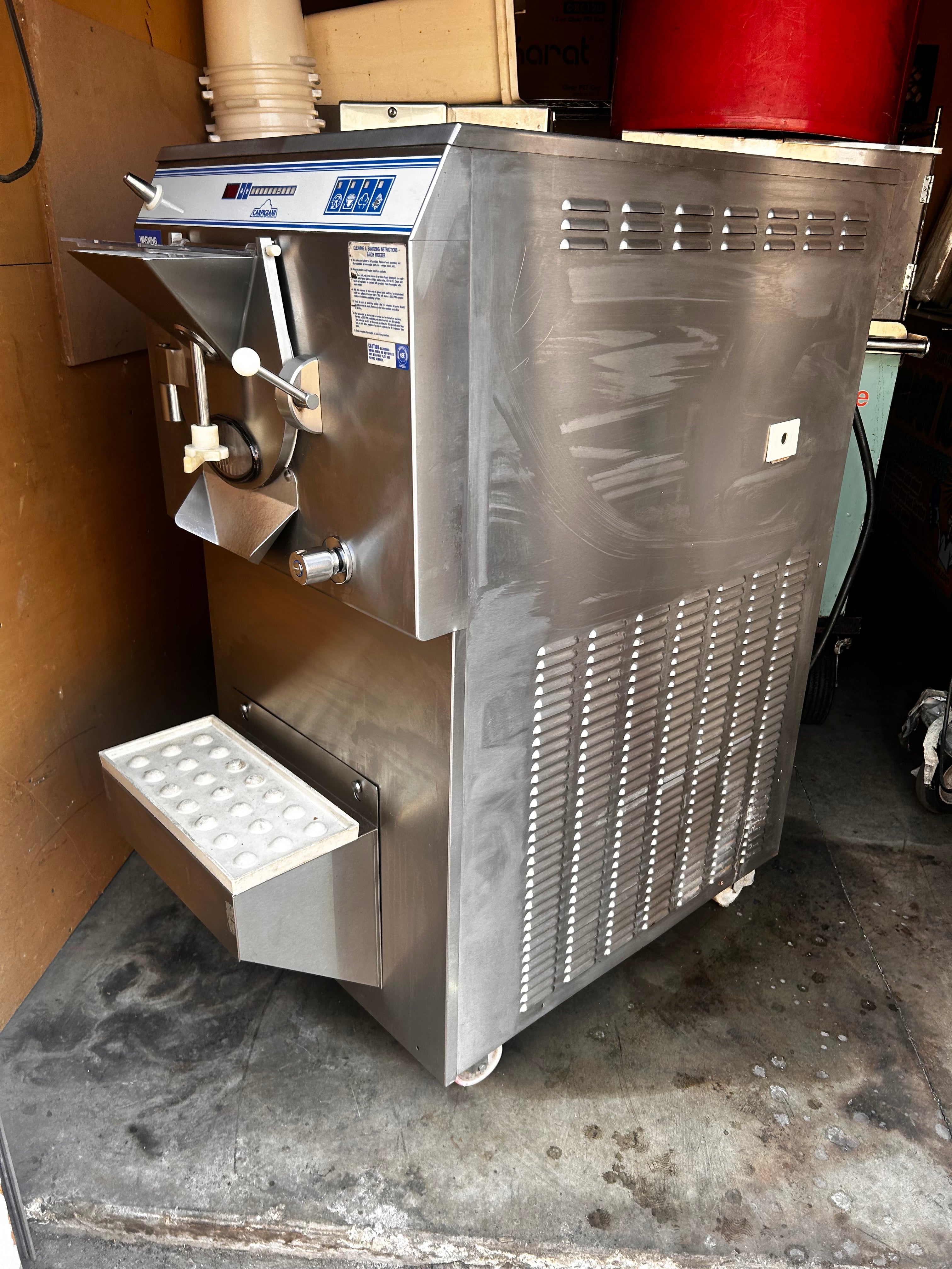 Used 37qt Carpgiani LB1002 Batch Freezer