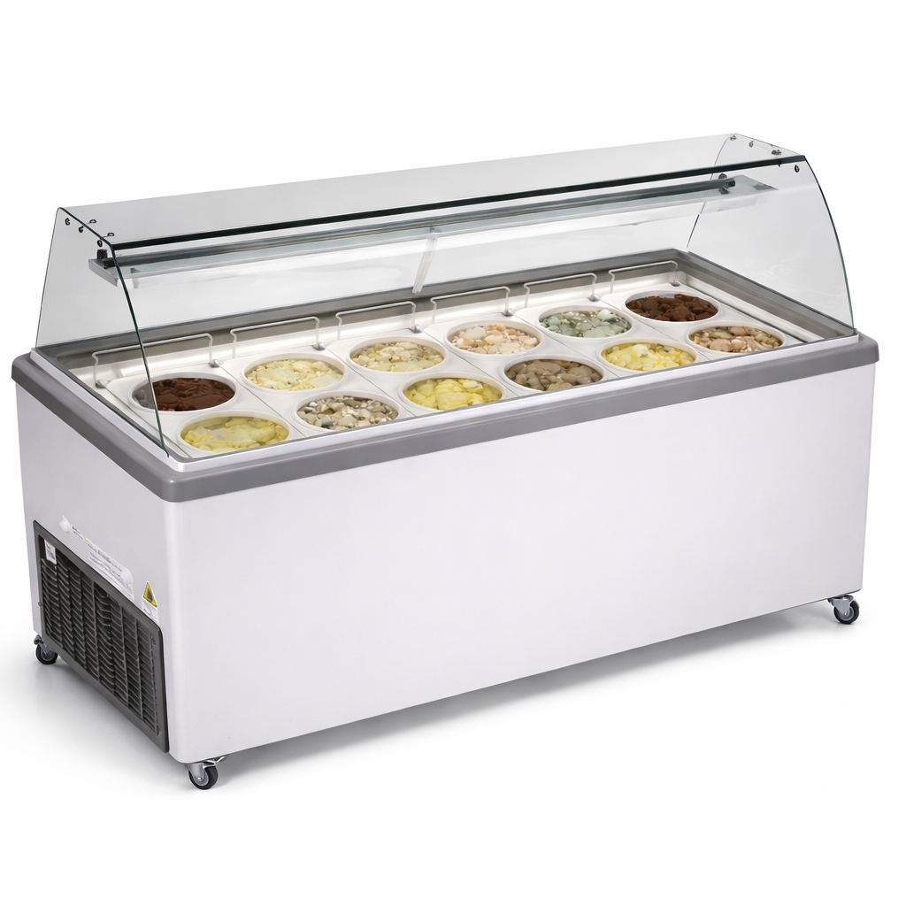 TKPDIP12 - Twelve Flavor Ice Cream Dipping Case
