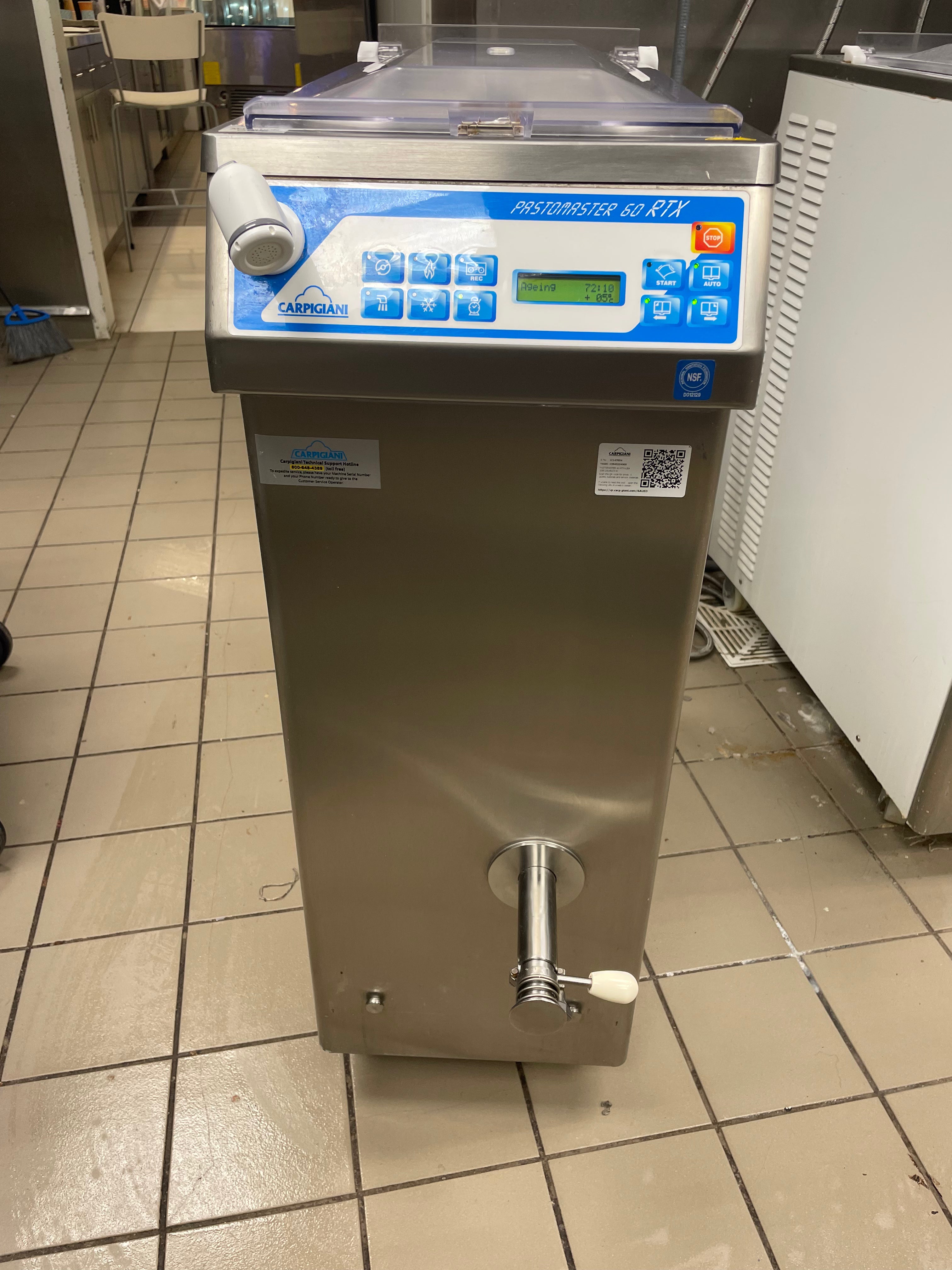 Full Store Make Your Own Gelato - Batch Freezer, Pasteurizer, Gelato Case