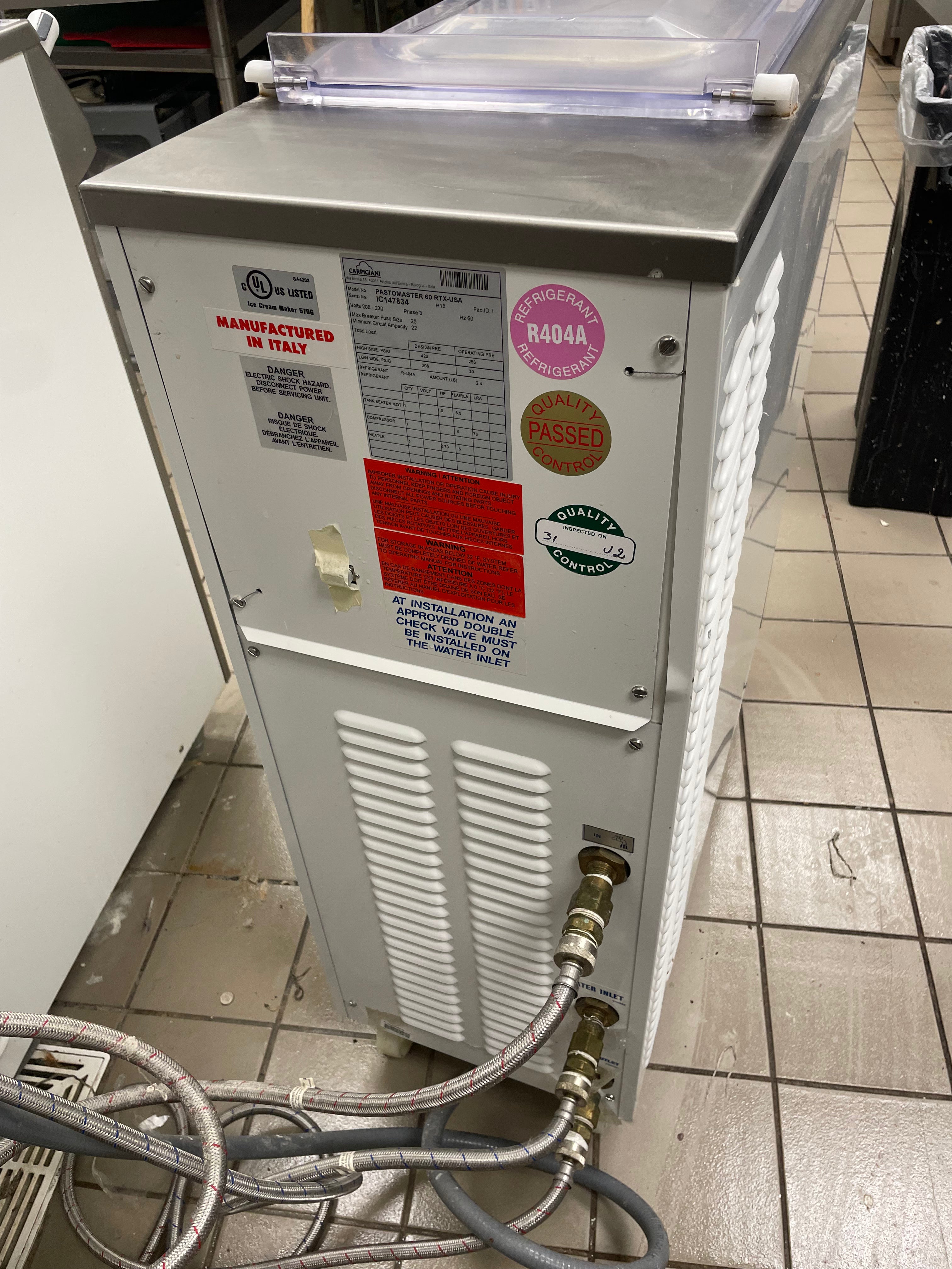 Full Store Make Your Own Gelato - Batch Freezer, Pasteurizer, Gelato Case