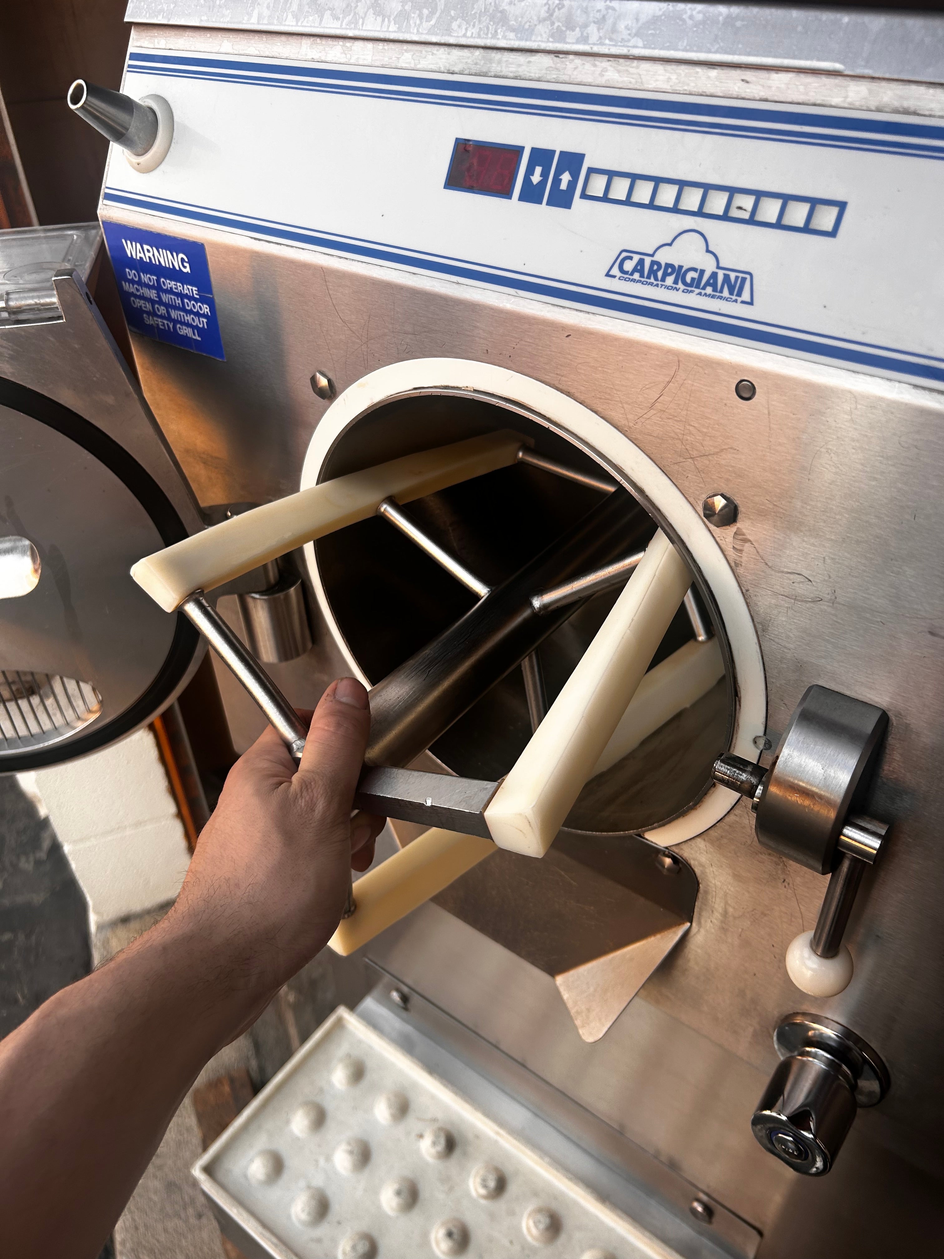 Used 37qt Carpgiani LB1002 Batch Freezer