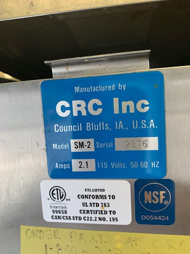 2012 Stoeltnig M202-38B00SIR 1ph air Custard Machine (shipping is extra, check or wire payment only)
