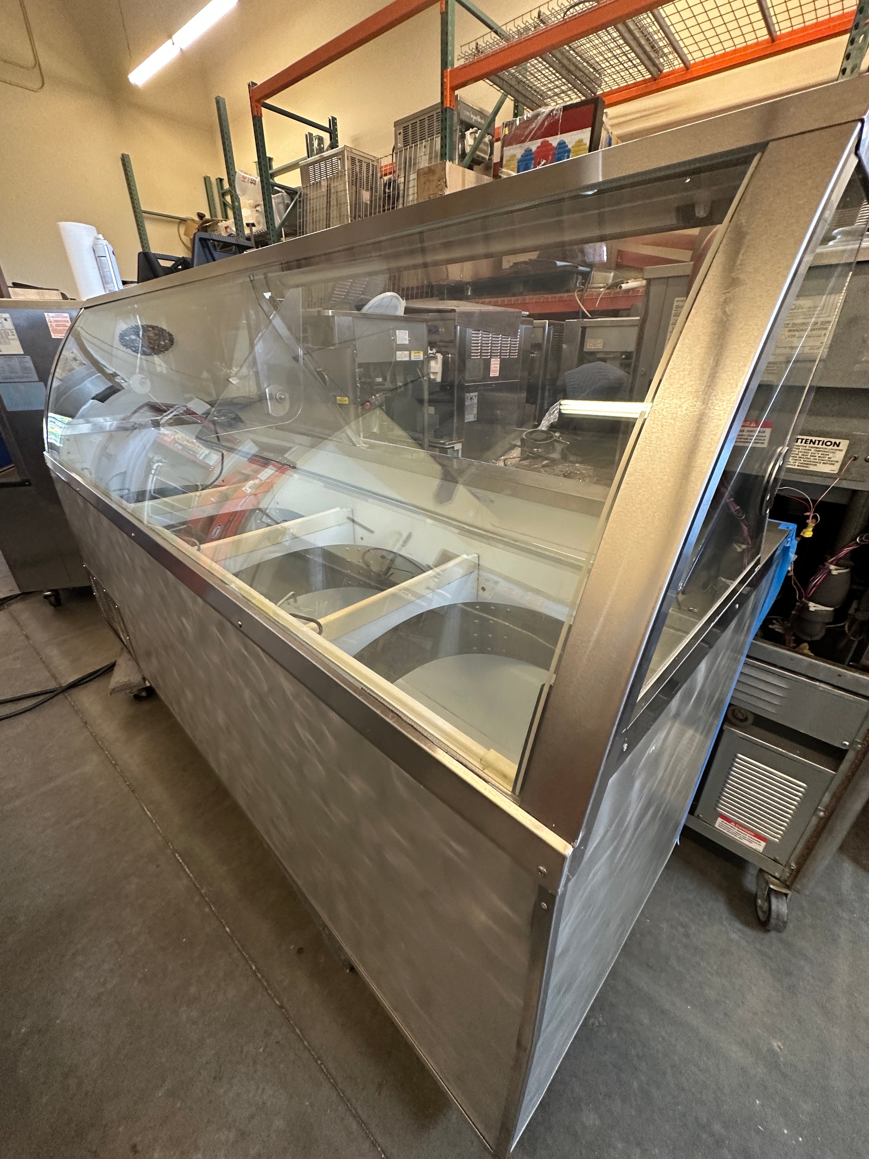 Global CKDC87V-W Ice Cream Dipping Cabinet w warranty
