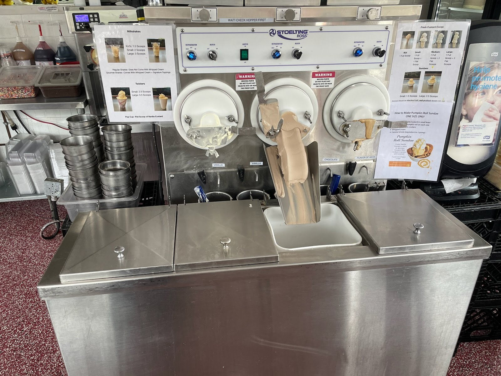 2010 CC303 Custard Batch Freezer + Two (2) 2018 MDC2 One (1) MDC4 Package deal (check or wire payment only shipping extra)