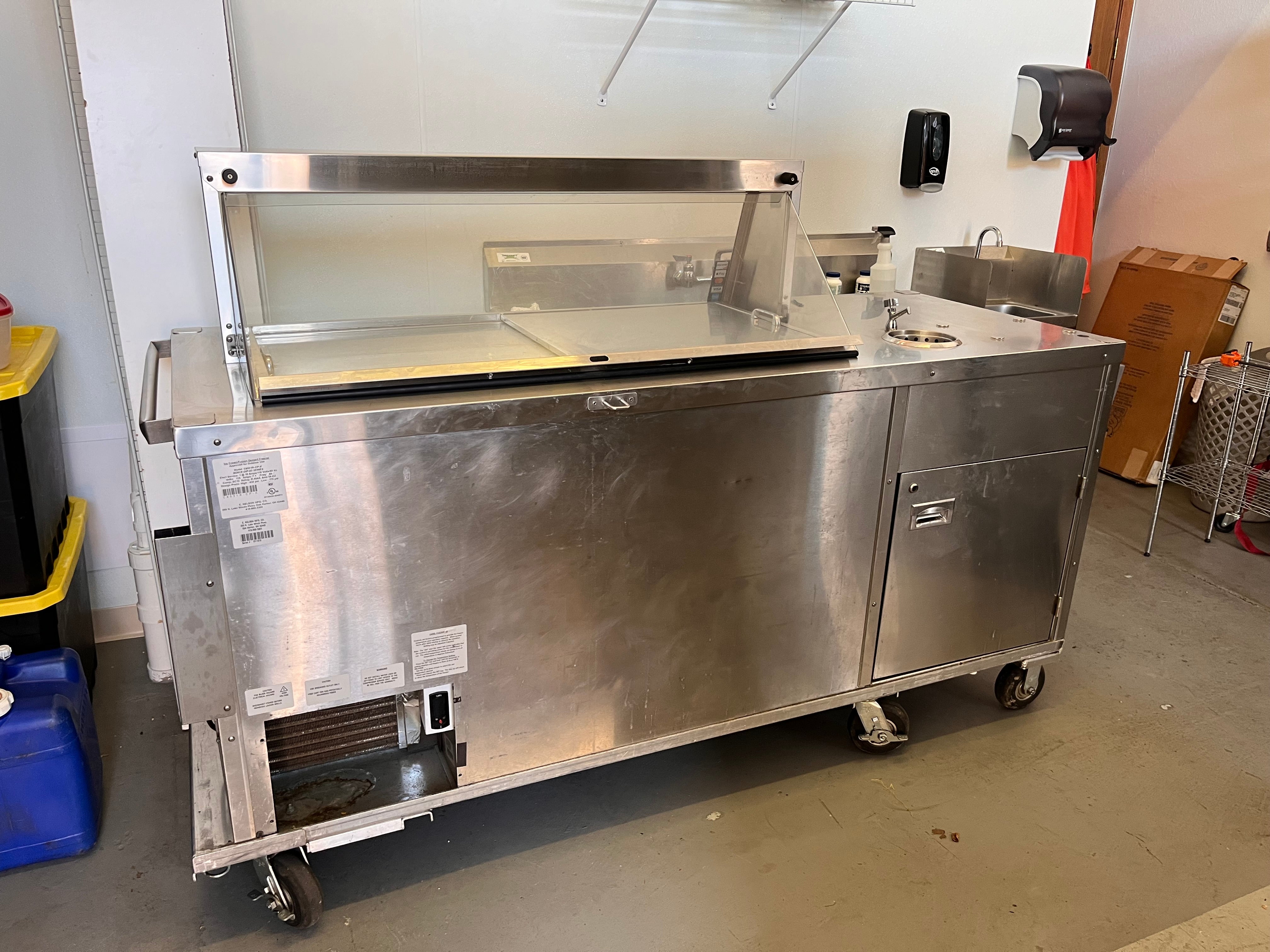 2019 Nelson Cold Plate Cart BD8-CE-DIP-02 2019 (shipping is extra, check or wire payment only)