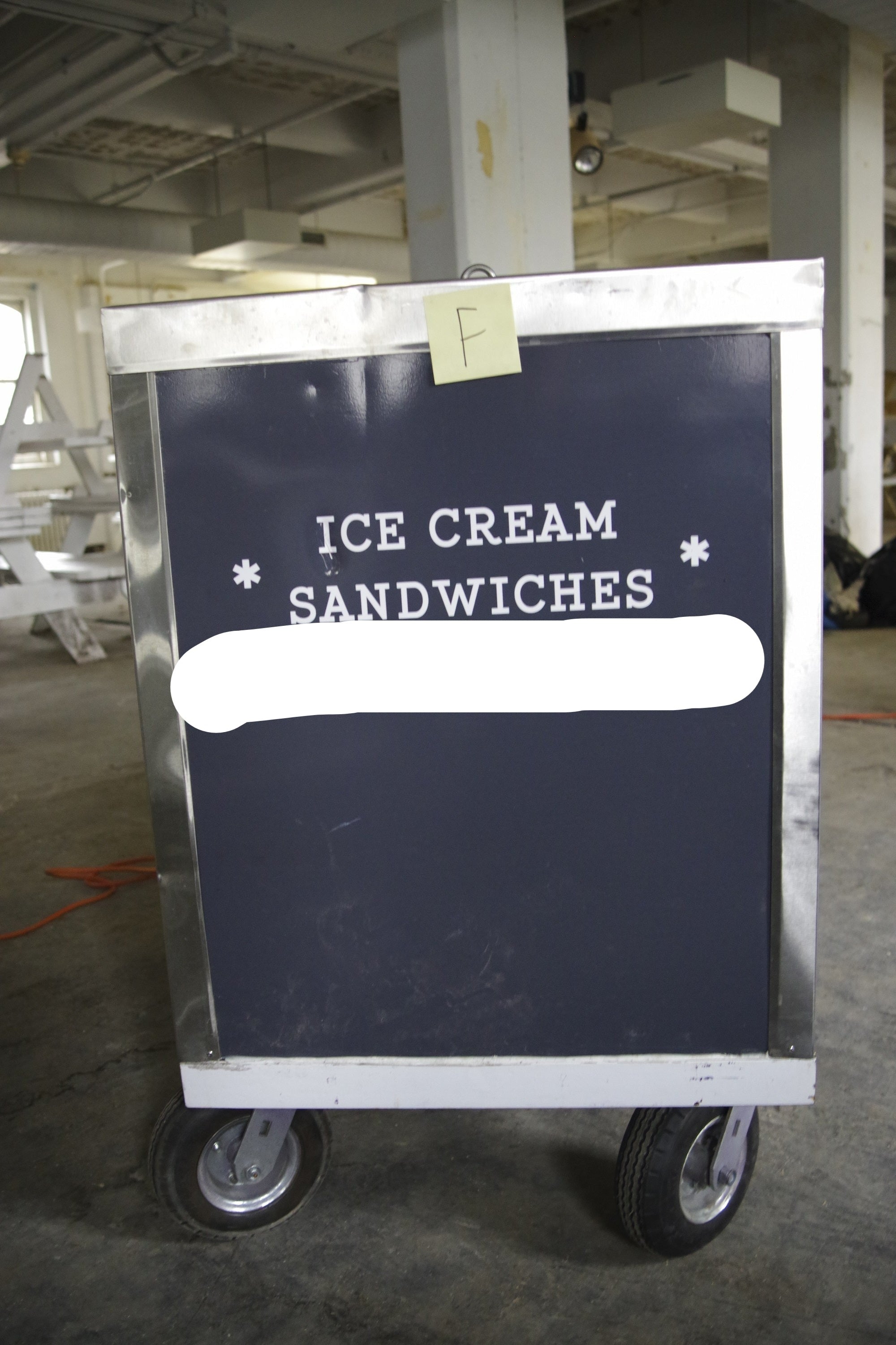 Used Model 515 All Star Cold Plate Ice Cream Cart