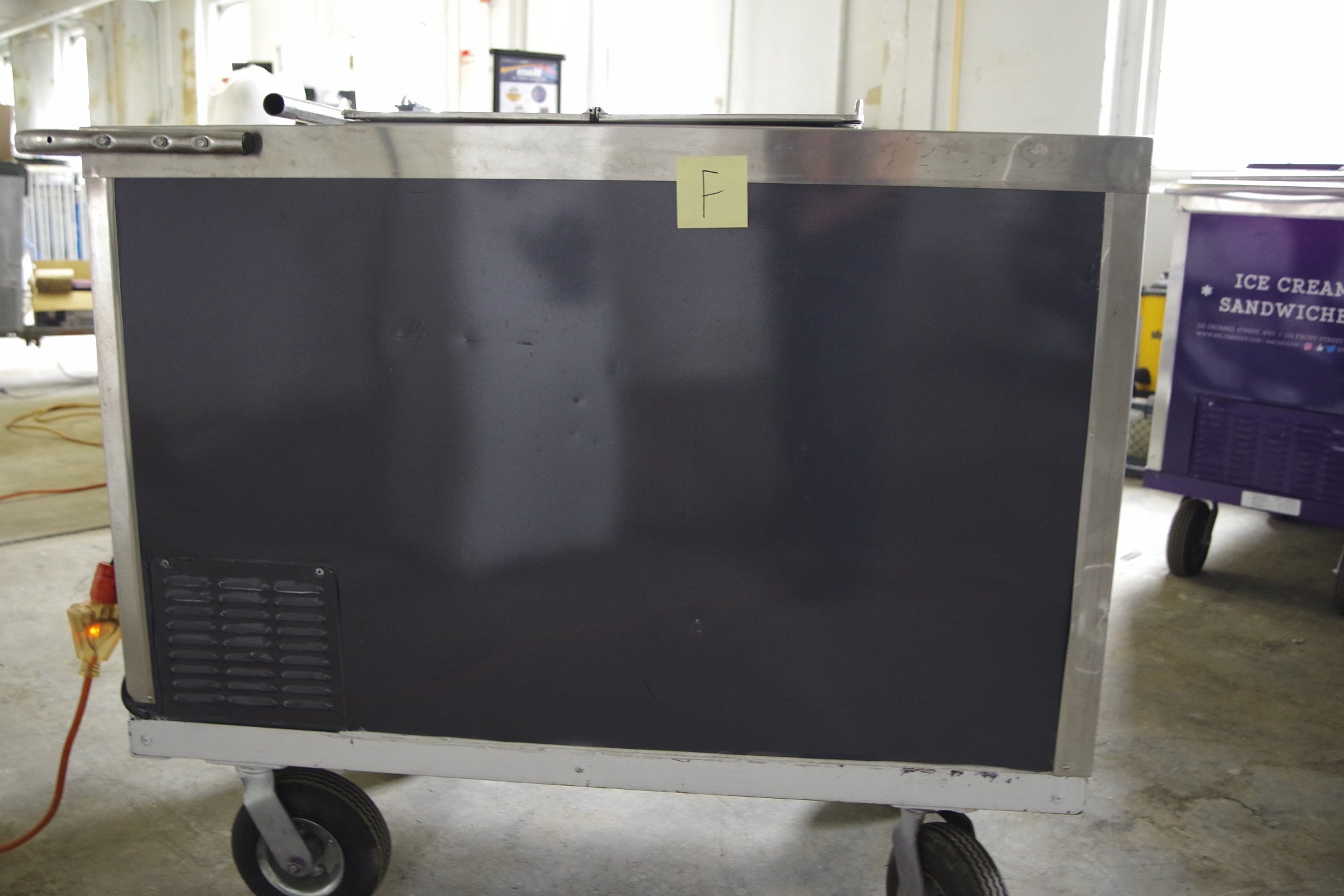 Used Model 515 All Star Cold Plate Ice Cream Cart