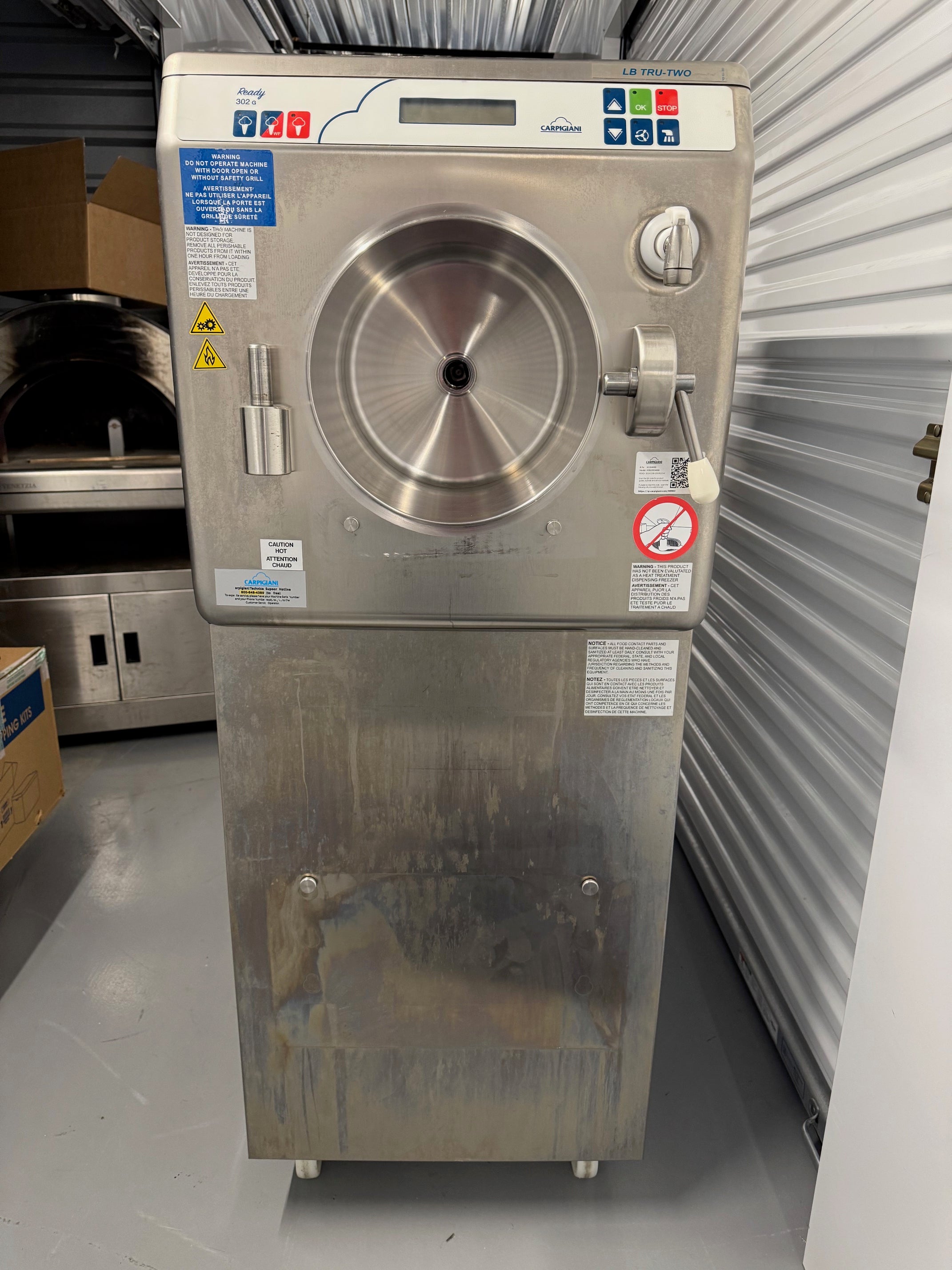 2020 Carpigiani Ready 302-g batch freezer and Blast Freezer duo package with extra "pint maker" door