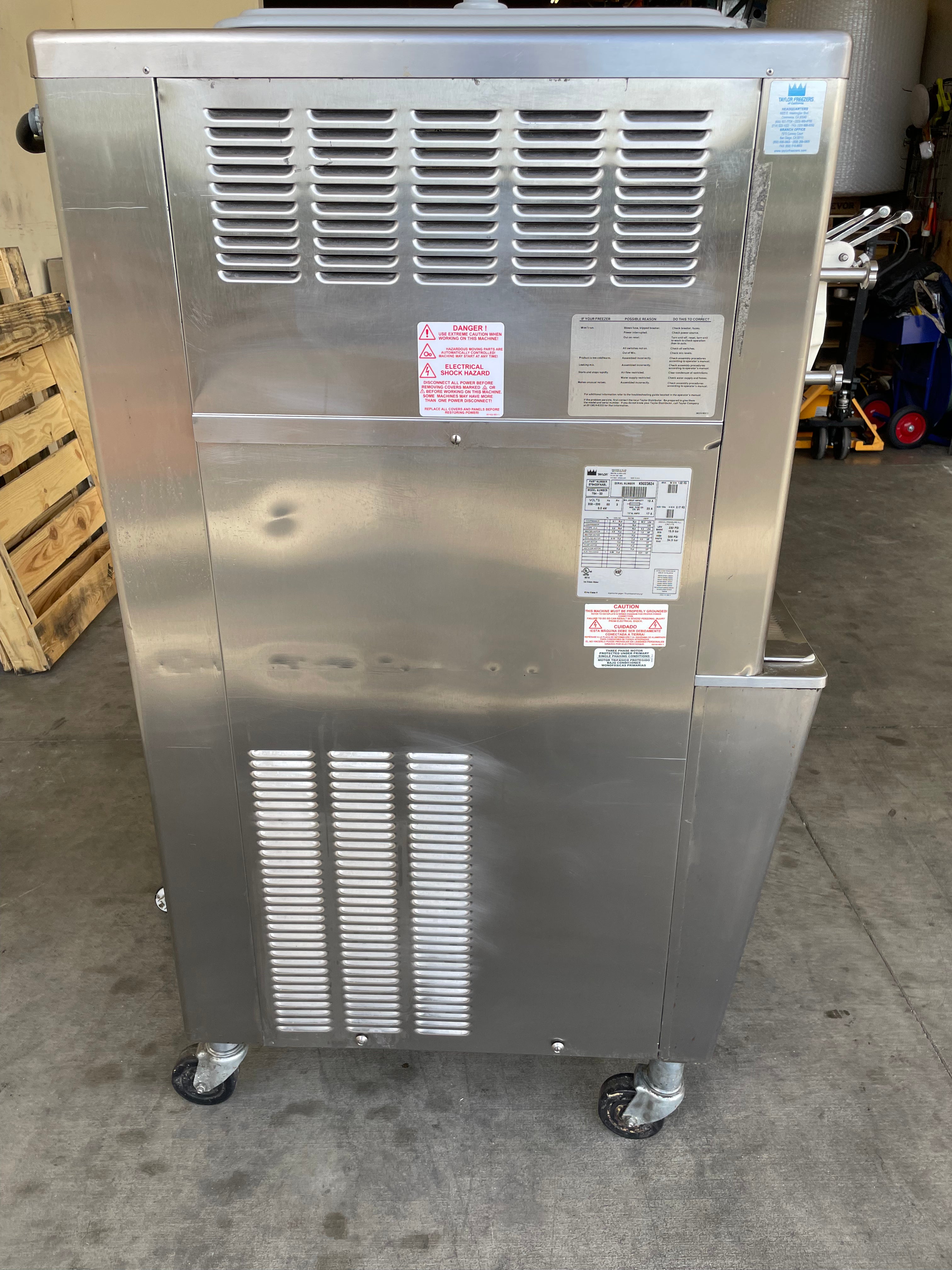 2009 Taylor 794-33 3 phase air cooled