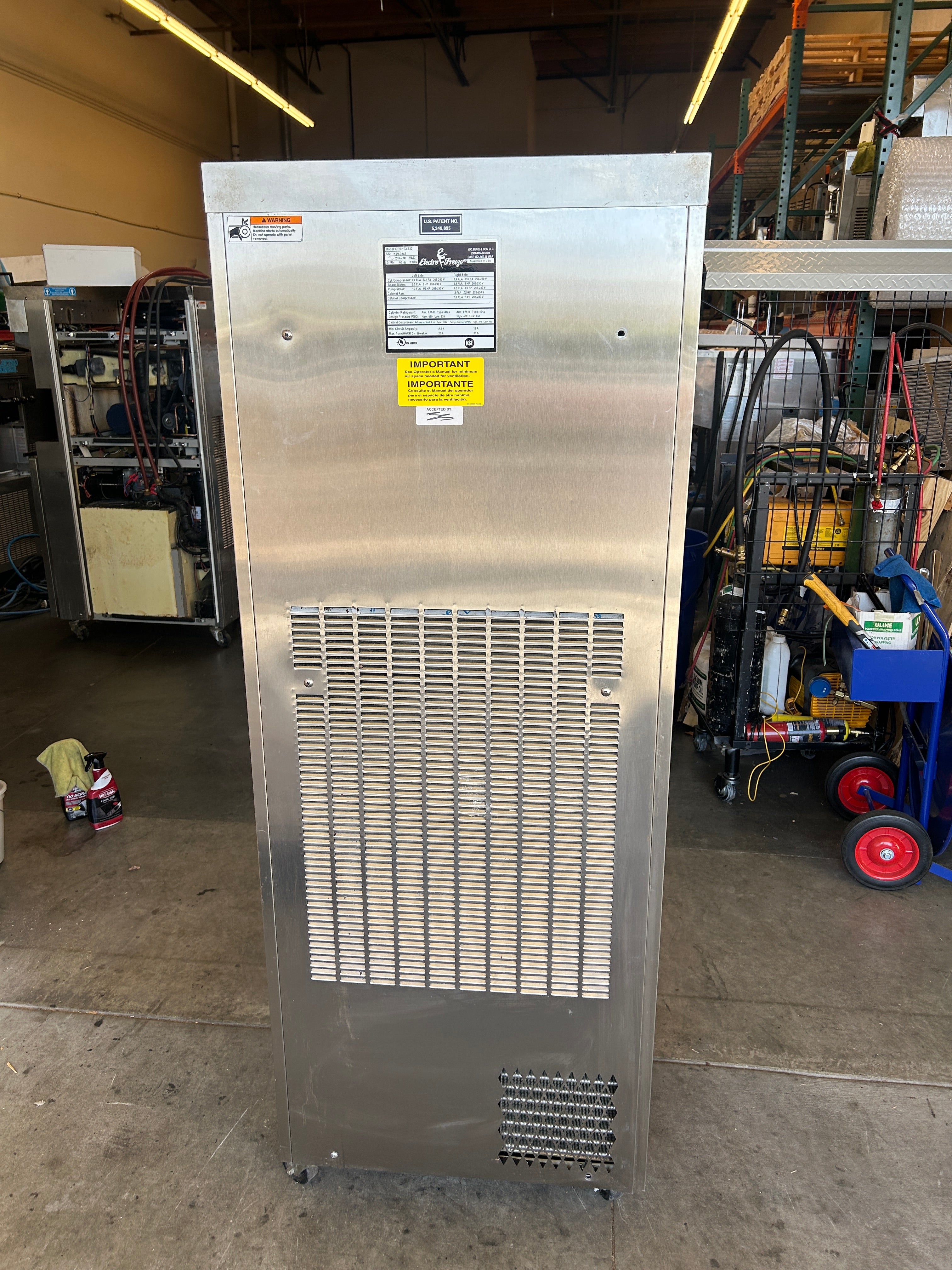 2016 Electrofreeze GES-103 3Ph Water