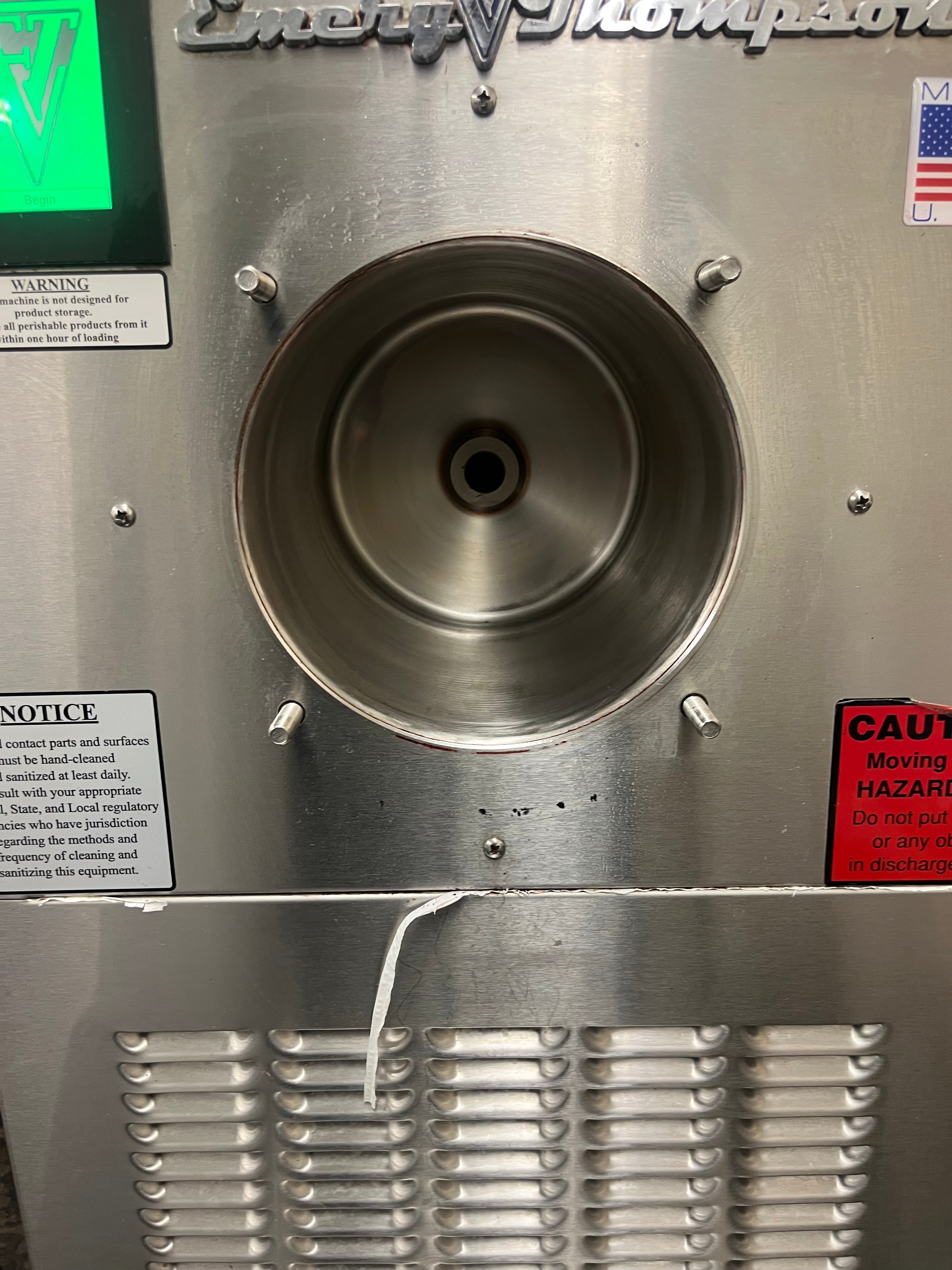 2018 Emery Thompson Batch Freezer CB350 and Stand 1ph air