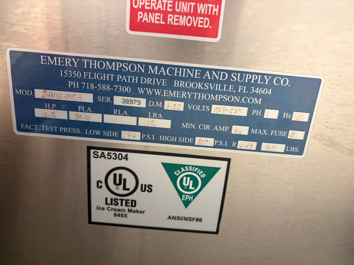 2022 Emery Thompson 24NW-IOC-1 – Water Cooled – 1-Phase