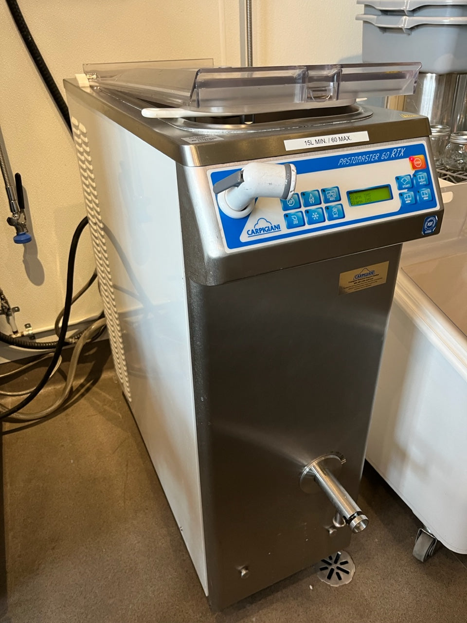 2016 Carpigiani Pastomaster 60 RTX-UL 3 phase water cooled THIS UNIT IS IN CANADA