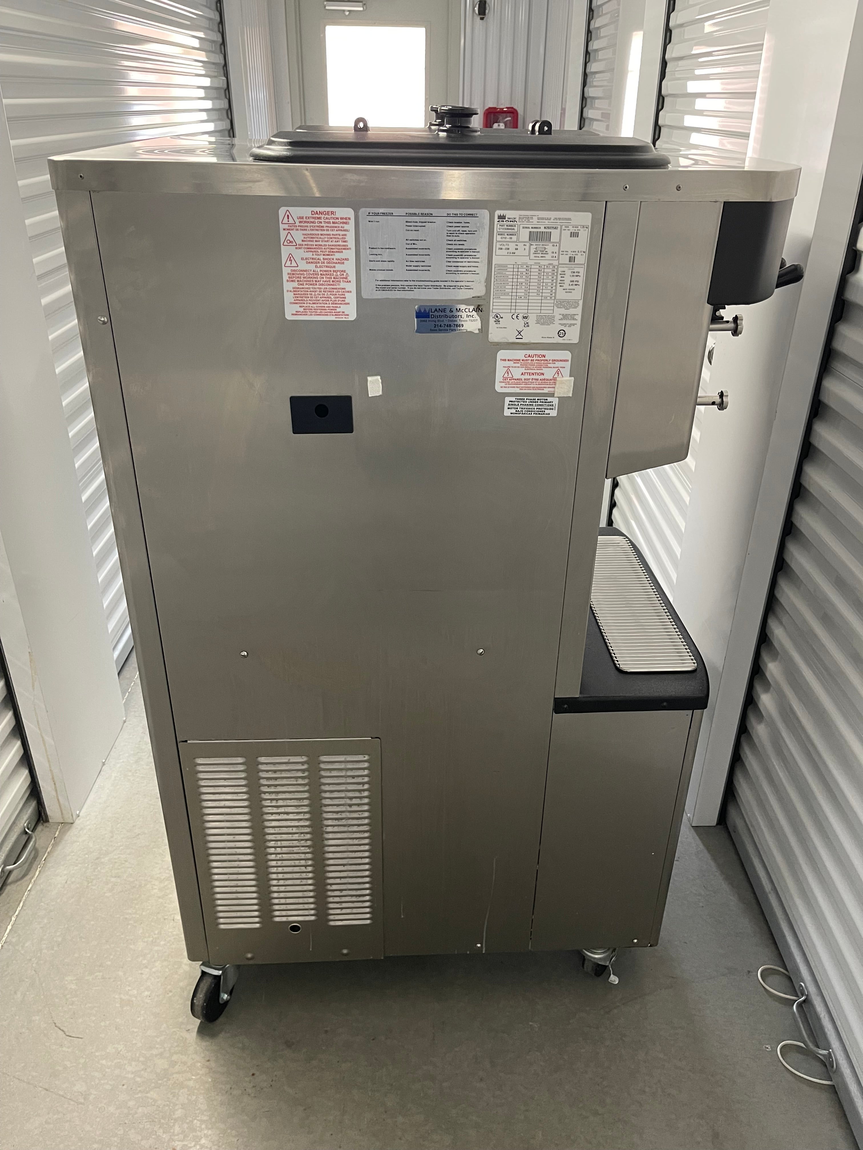 2022 Taylor C712-33 3 phase air cooled