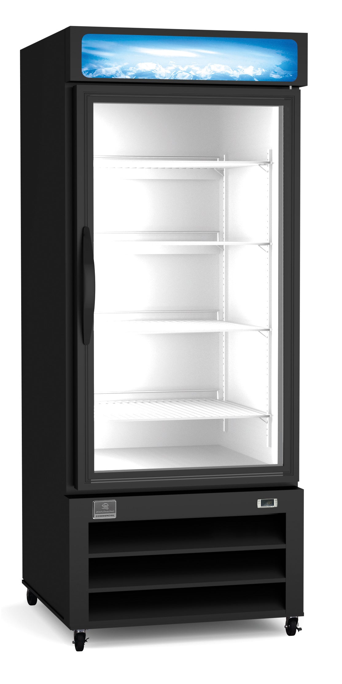 1-GLASS DOOR FREEZER 26 CU.FT