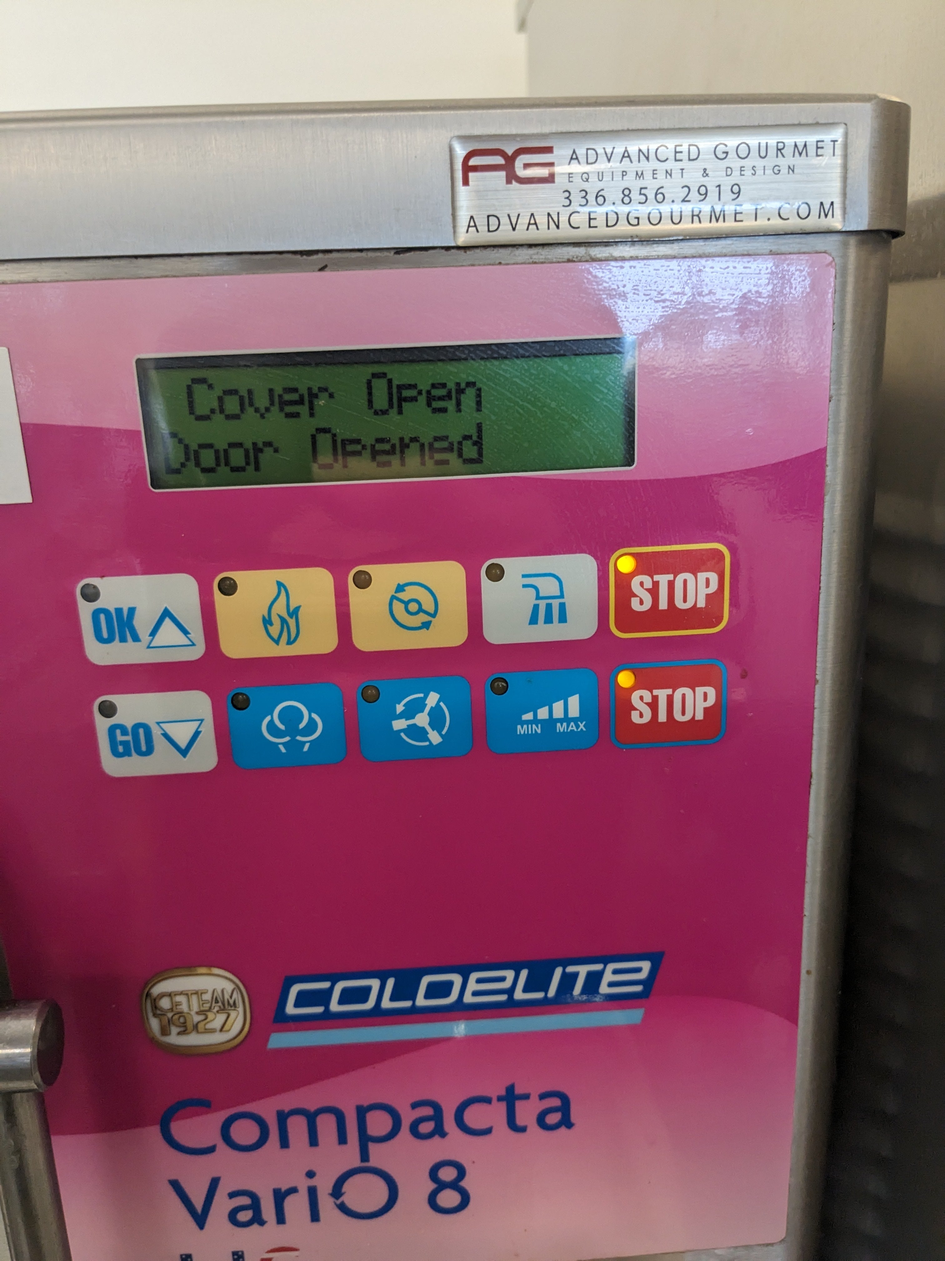 2020 (2015) Coldelite Vari0 Classic 8 Heat/Batch Combo + Techfrost E10 Blast Freezer (check or wire payment only shipping extra)