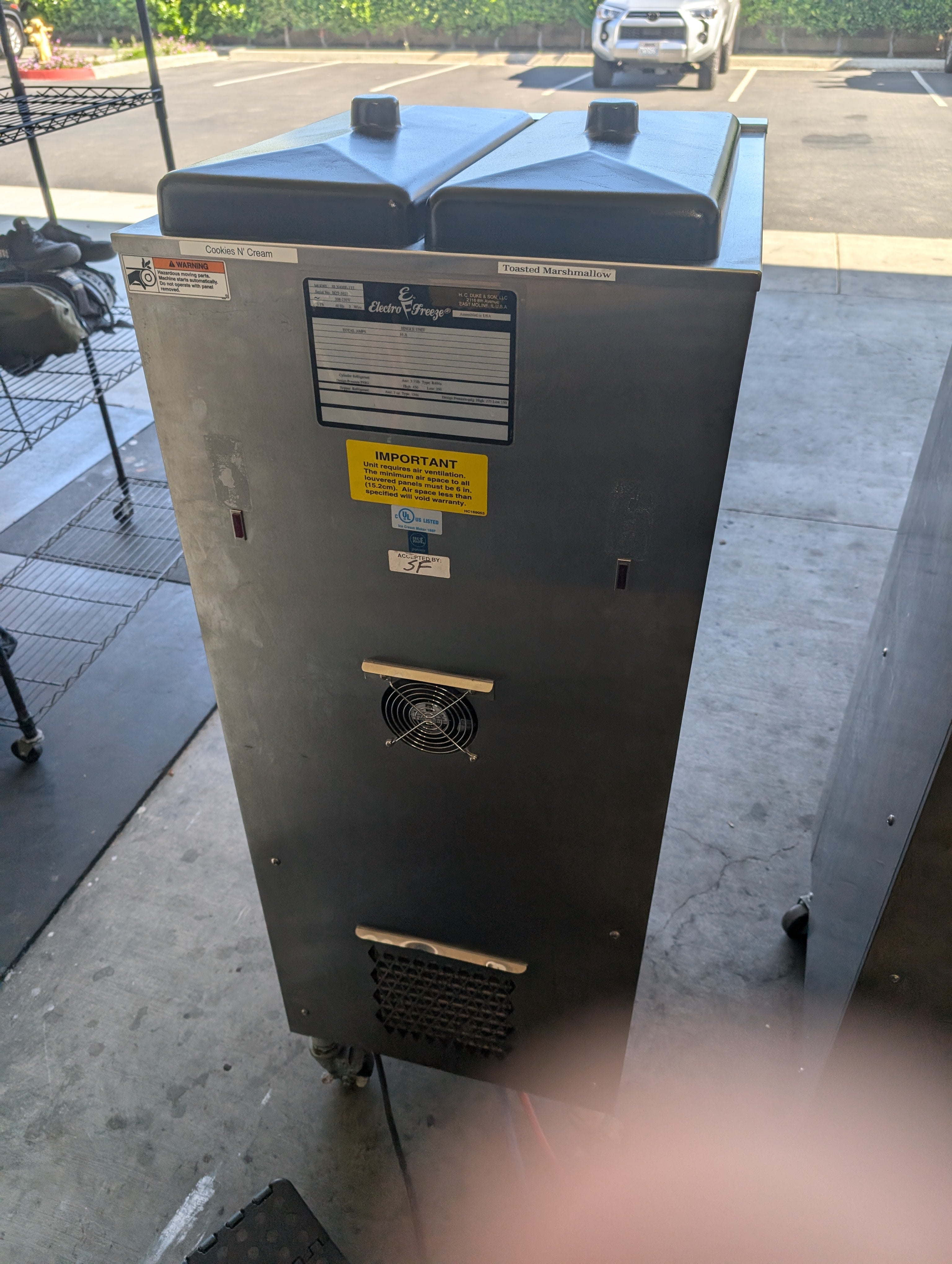 2014 Electro Freeze SLX400E-137 1 phase water cooled