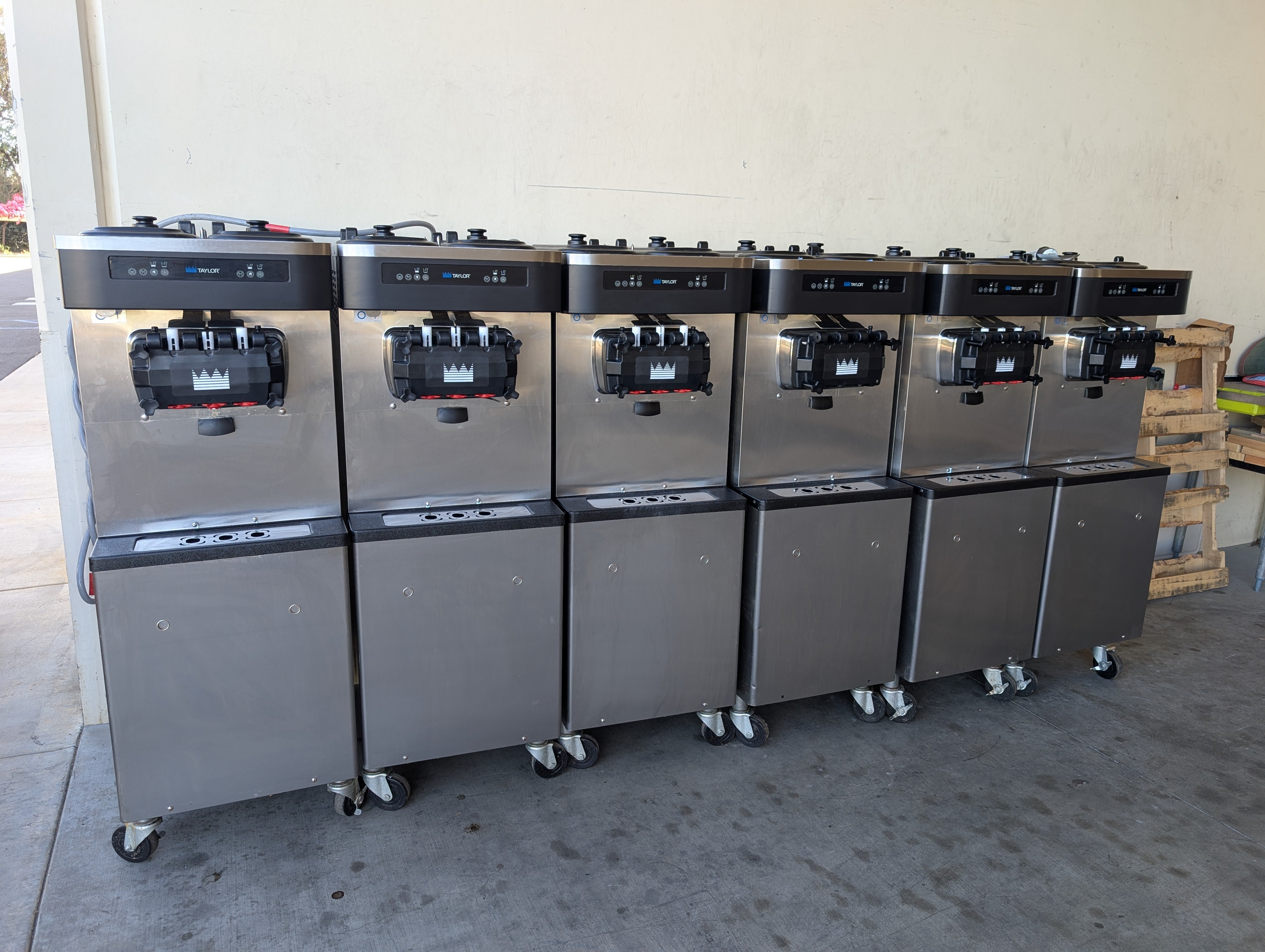 Package of Six (6) 2022 Taylor C791-33 3ph air cooled