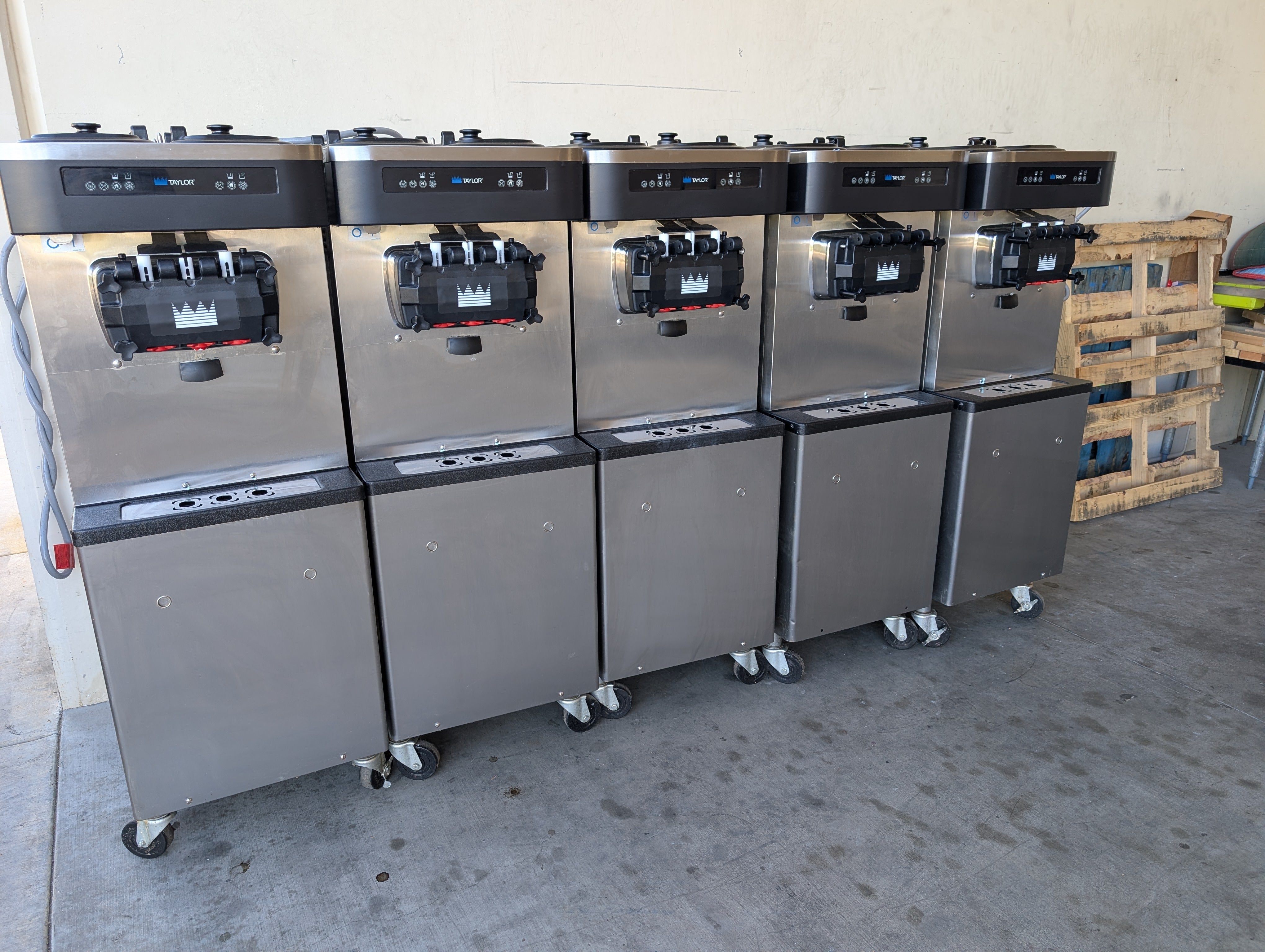 Package of Six (5) 2022 Taylor C791-33 3ph air cooled