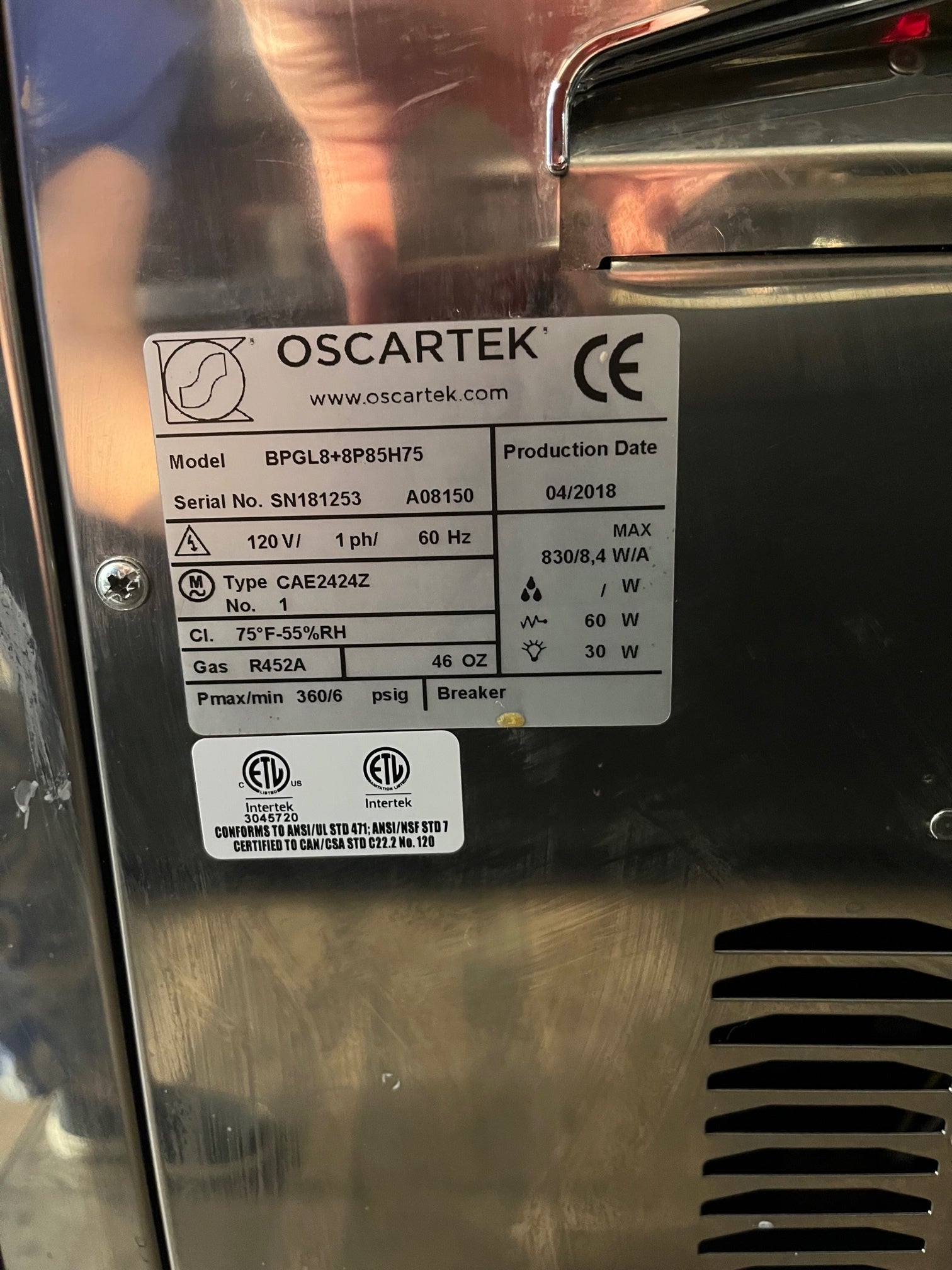 2018 Oscar Tek BPGL8 8 can Pozzetti Case