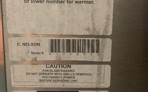 2017 BD8-CE-01 CNelson Cold Plate Dipping Cart