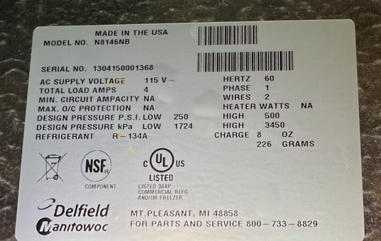 Package with 3 (three) 2012 Taylor C723 3ph air with Master-bilt DD-46L dip cabinet and a Deerfield drop in bar for refrigerated toppings.