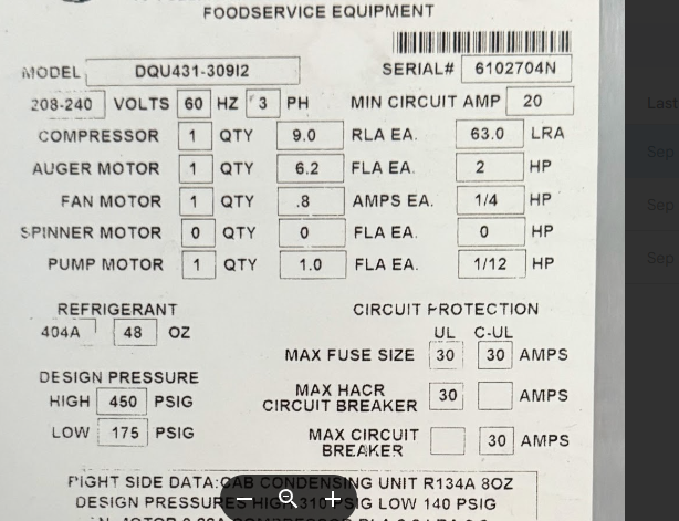 2016 Stoelting  DQU431 3ph air pressuized