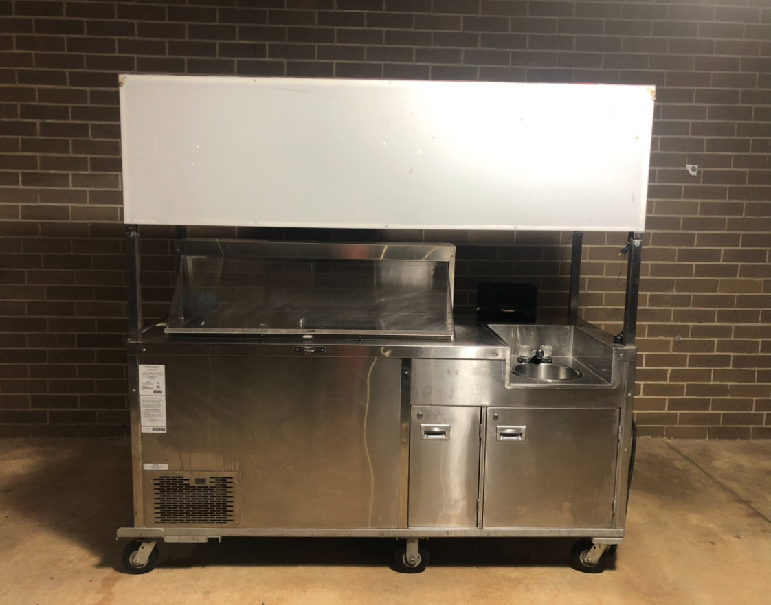 2014 Nelson BD6-CE-03 Dip Cart with sink and canopy 1ph air