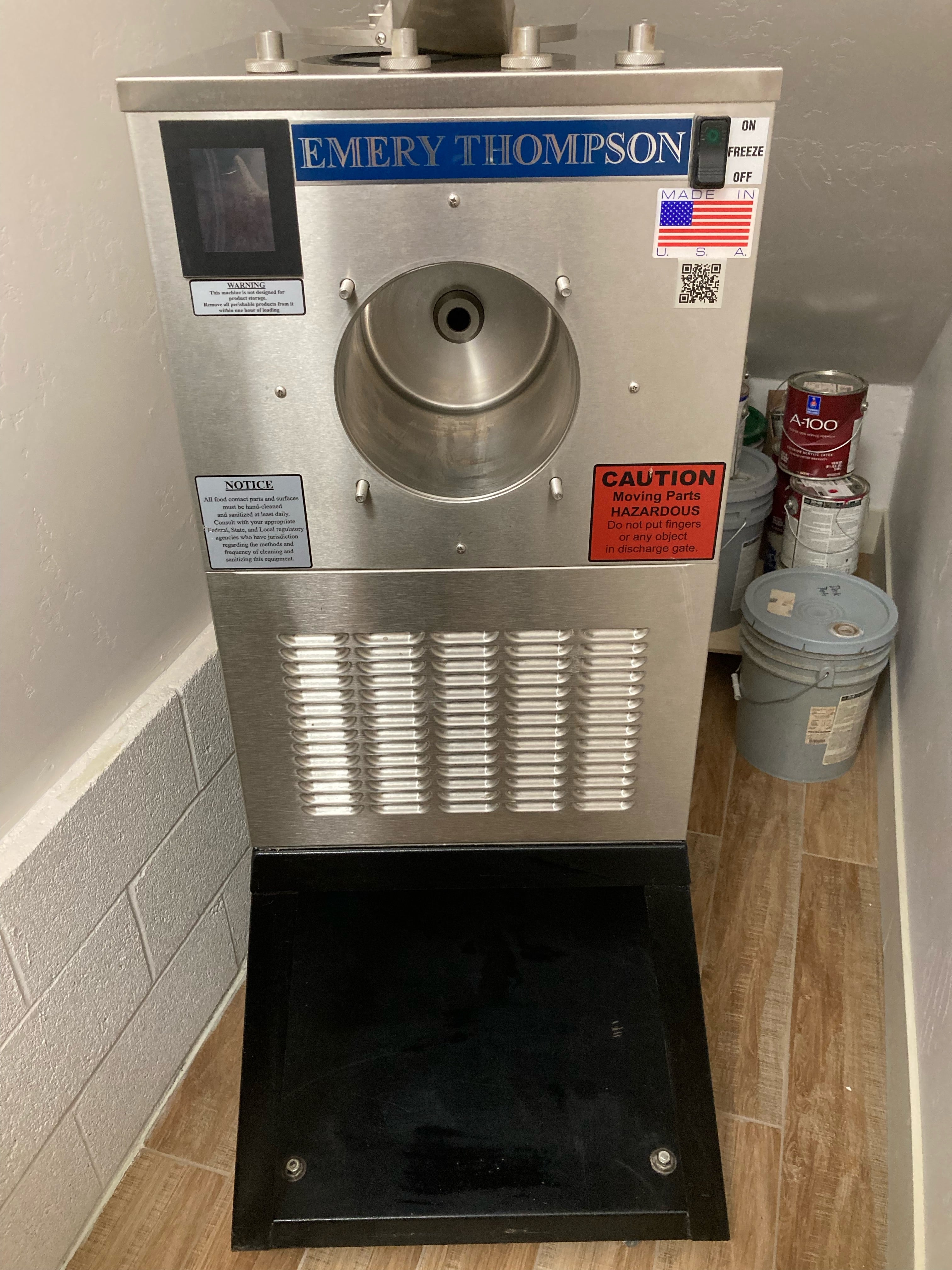 2014 Emery Thompson CB350 Ice Cream Batch Freezer