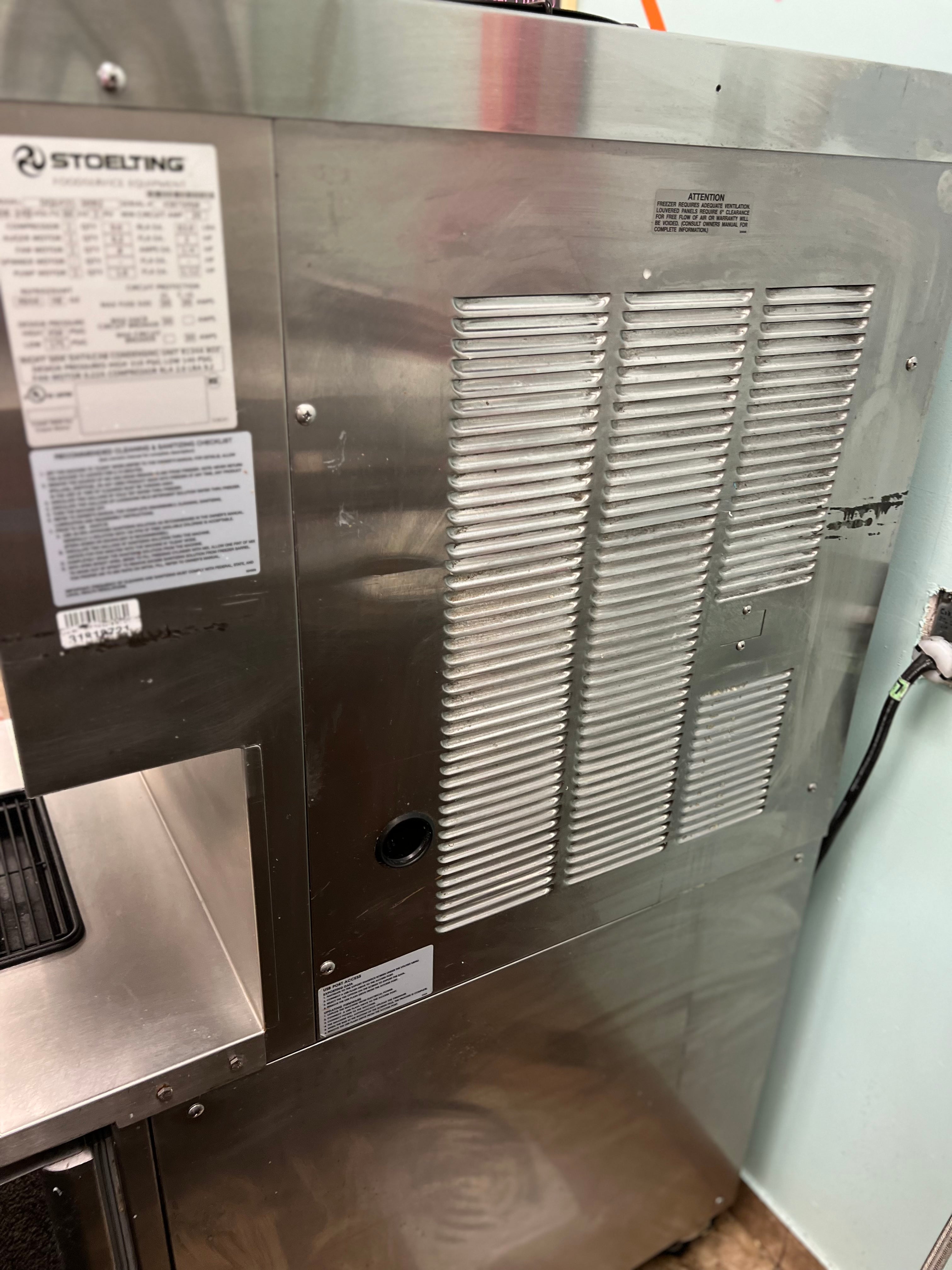 2012 Stoelting Dairy Queen Spec Ice Cream Machine model DQU431 3ph air w warranty (shipping is extra, check or wire payment only)