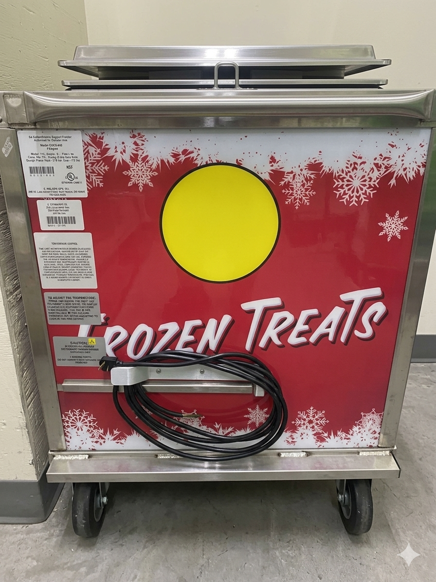 Used 2024 Nelson BDC8 cold plate push cart