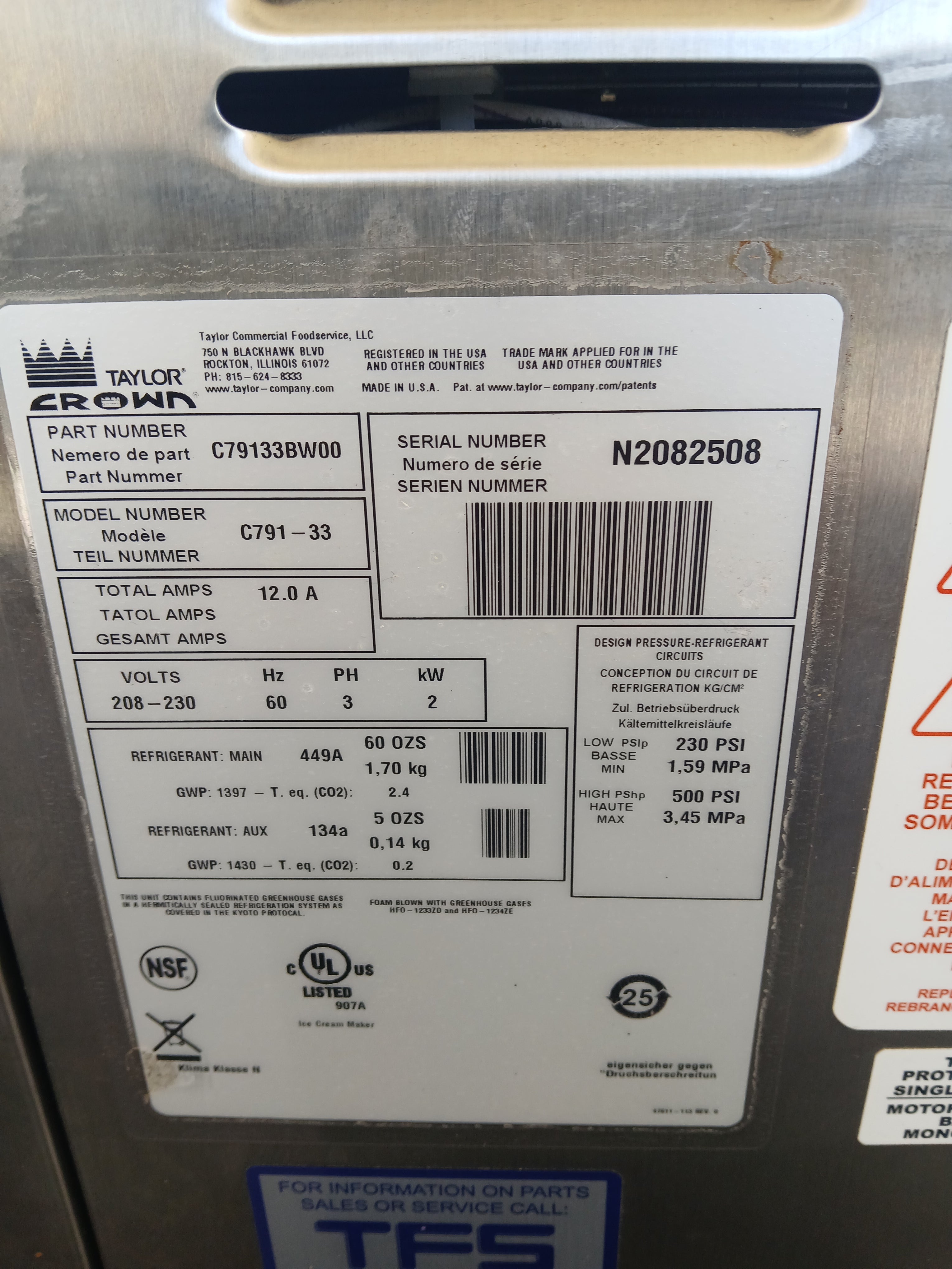 2019 C791-33