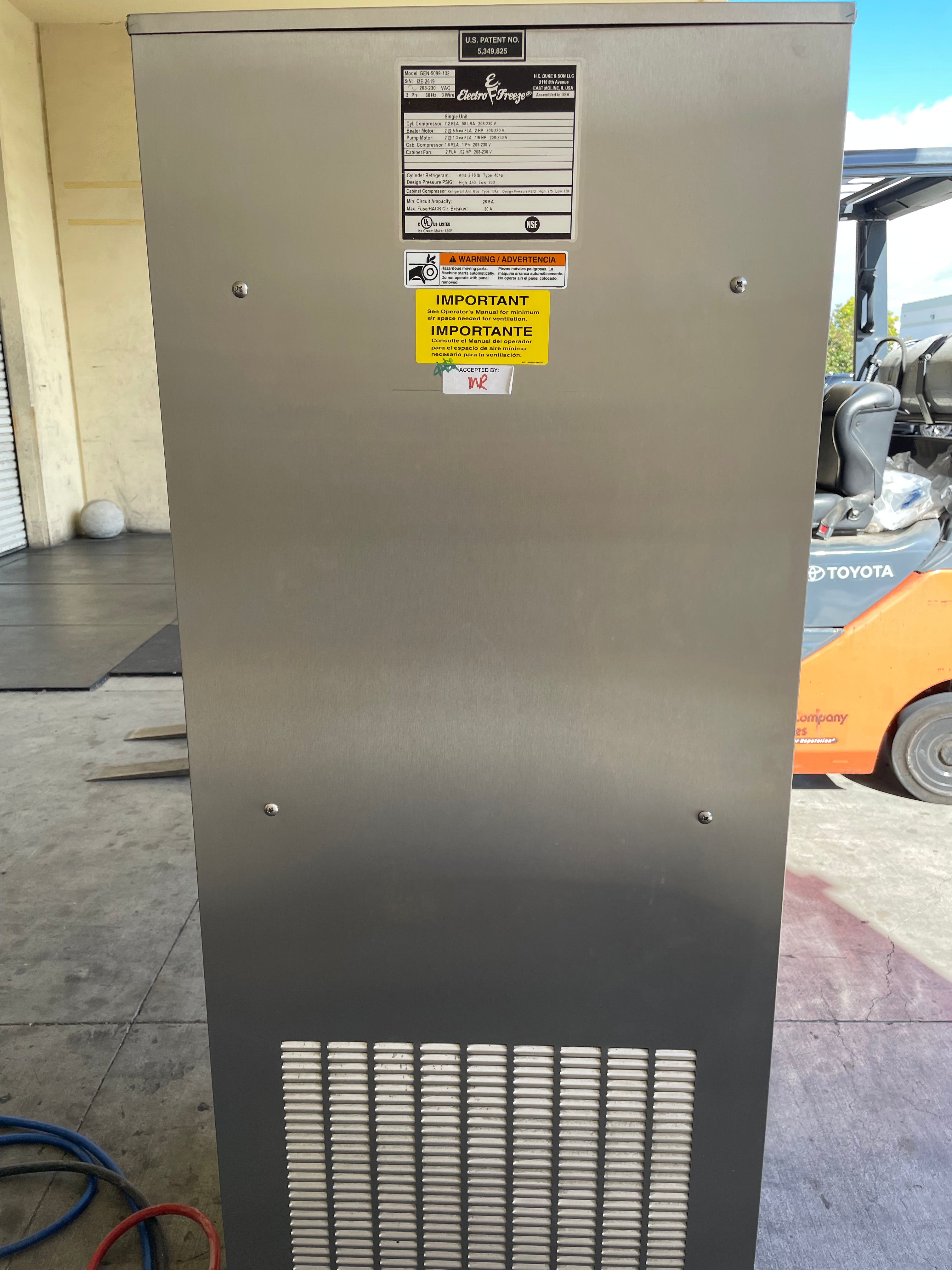 2022 Electro Freeze GEN-5099-132 3 phase water cooled