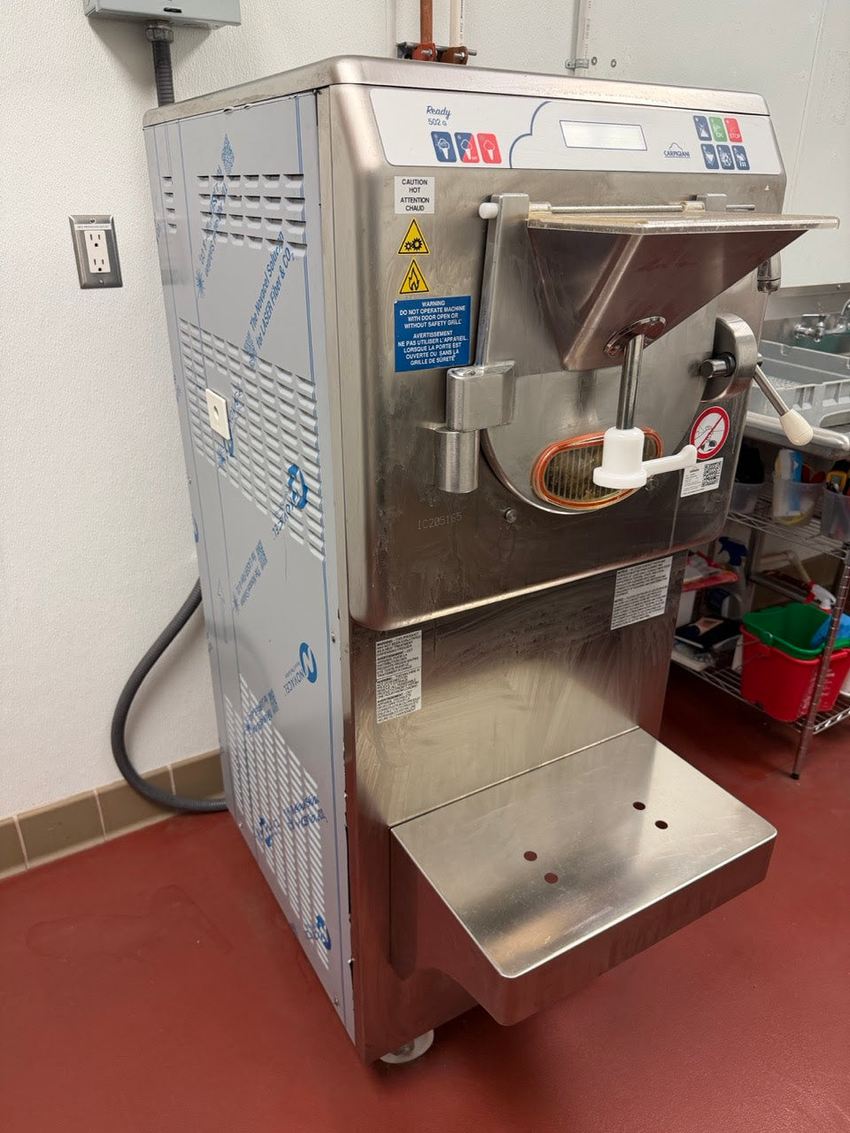 2024 Carpigiani Ready 502G + Blast Freezer + Extra Pint Door