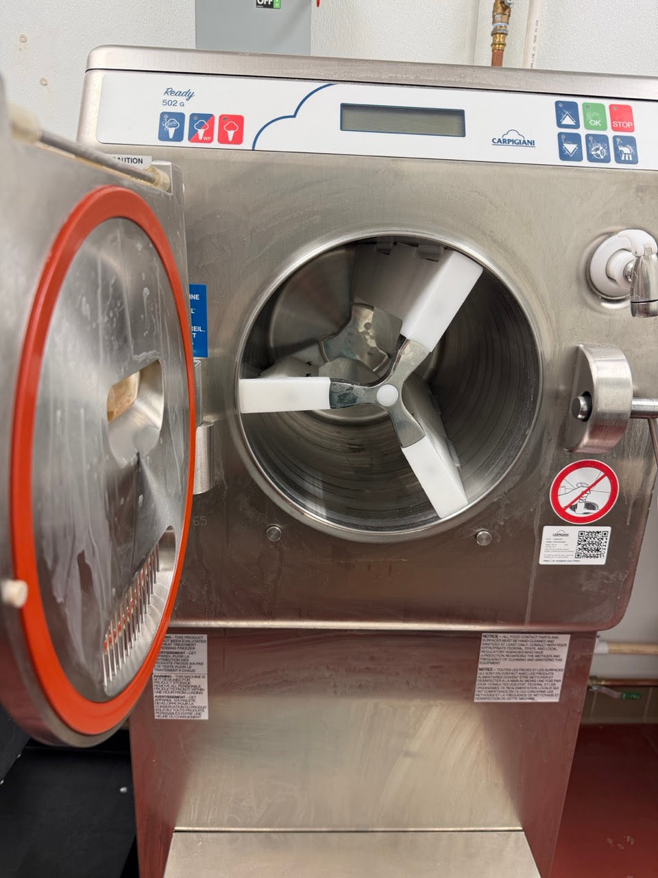 2024 Carpigiani Ready 502G + Blast Freezer + Extra Pint Door