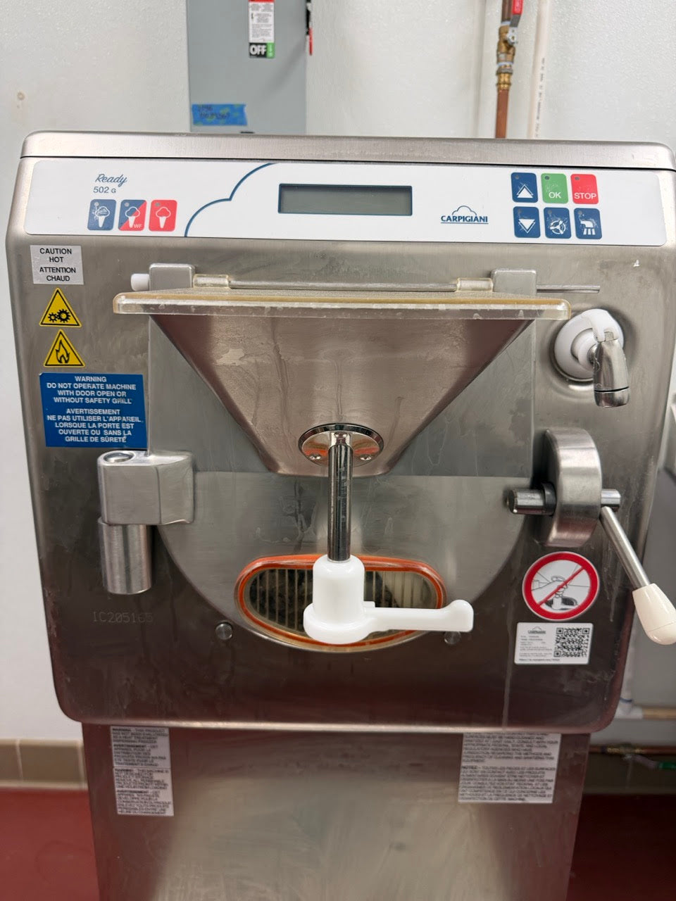 2024 Carpigiani Ready 502G + Blast Freezer + Extra Pint Door