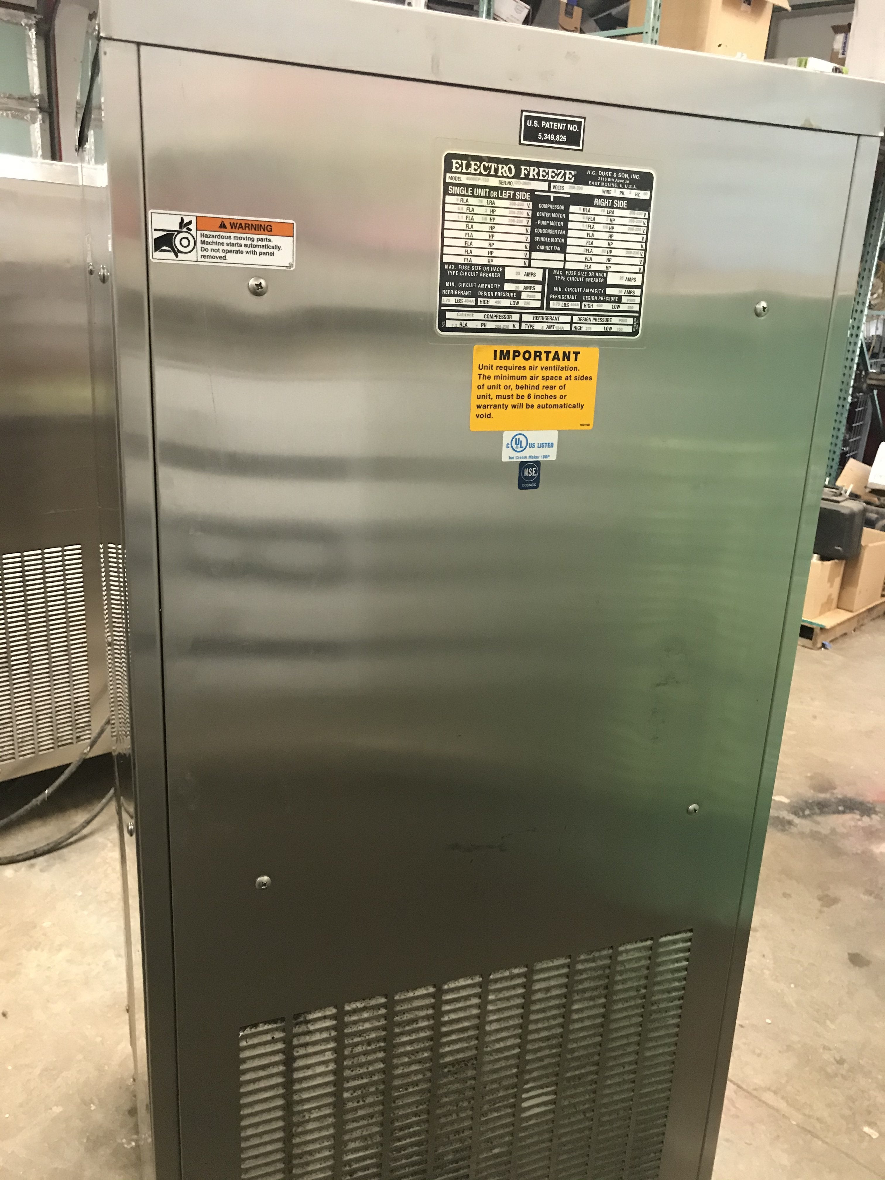 2009 Electrofreeze 4000ep 3ph water