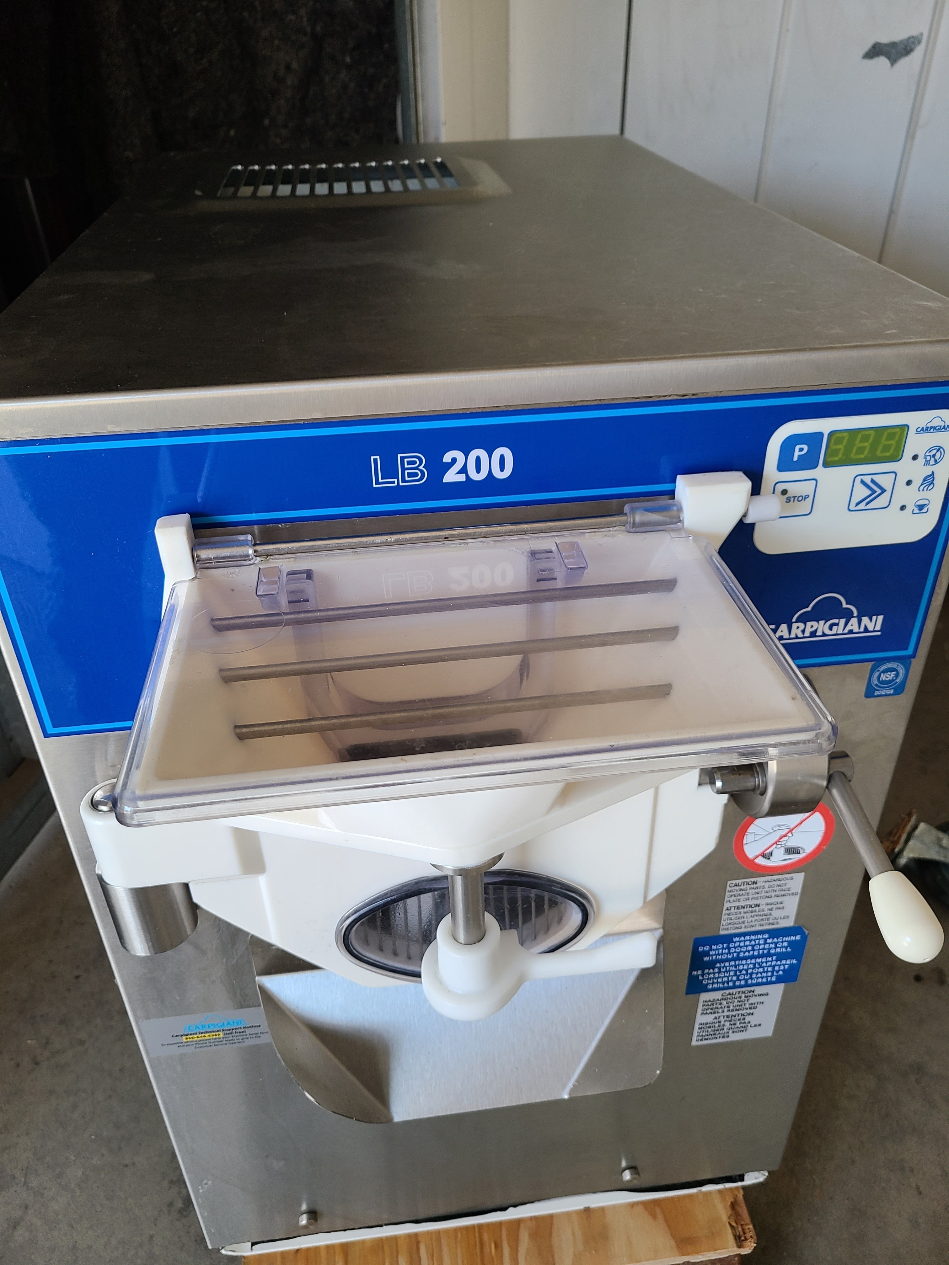 2018 LB200 1ph air countertop Carpigiani Batch Freezer - Batch Freezers - TurnKeyParlor.com