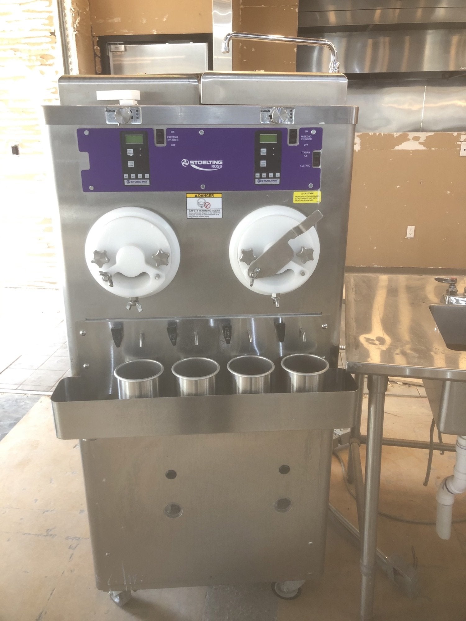 2018 Ross Stoelting M202 Double Barrel Custard Machine