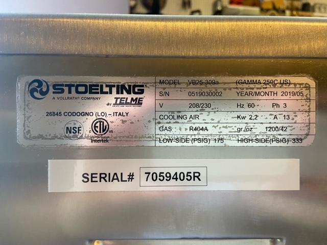 2019 Stoelting VB25 10 quart Batch Freezer 3ph air - Batch Freezers - TurnKeyParlor.com