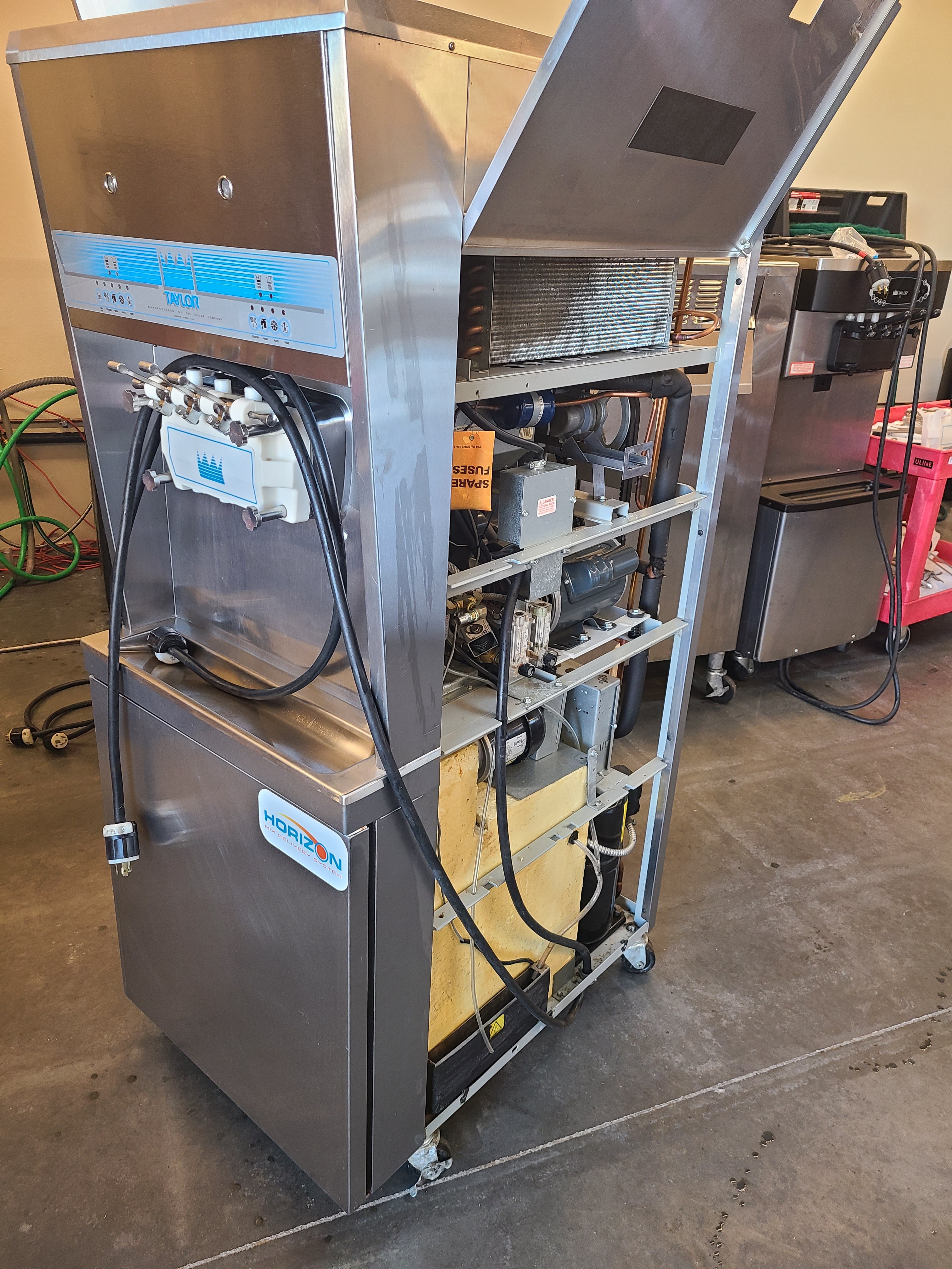 2013 Taylor 8756P 1PH Air Cooled Bottom Fed Soft Serve Machine