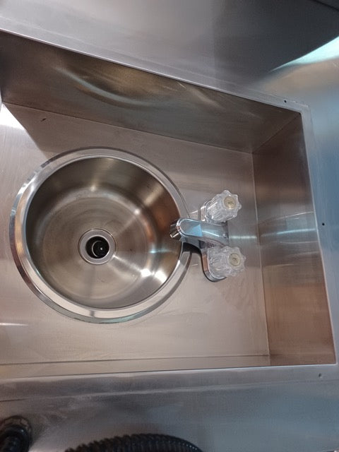 2019 BD8CE-DIP-03-CA Ice Cream Cart with Canopy and Visual Dipping Cabinet