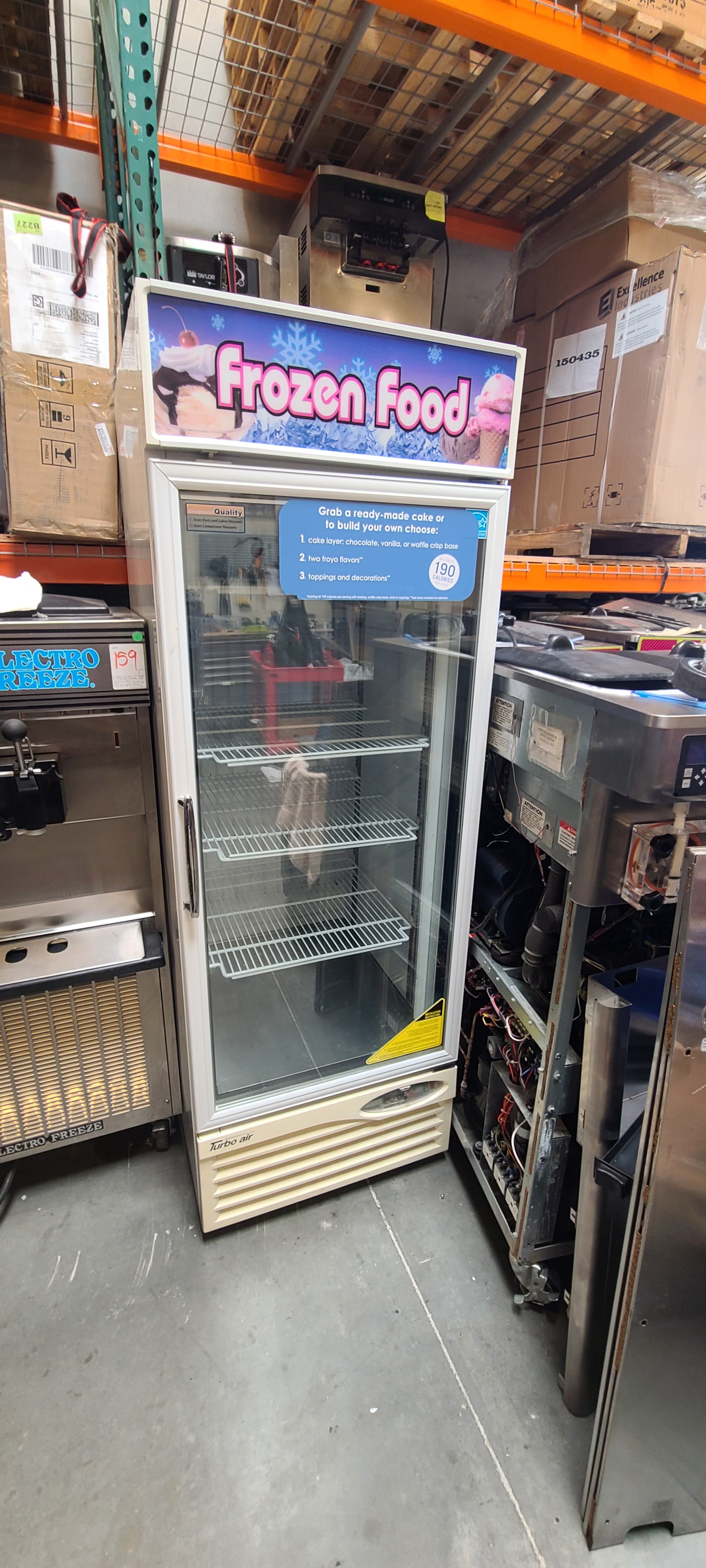 2015 TGF-23F 1 door glass front freezer Turbo Air